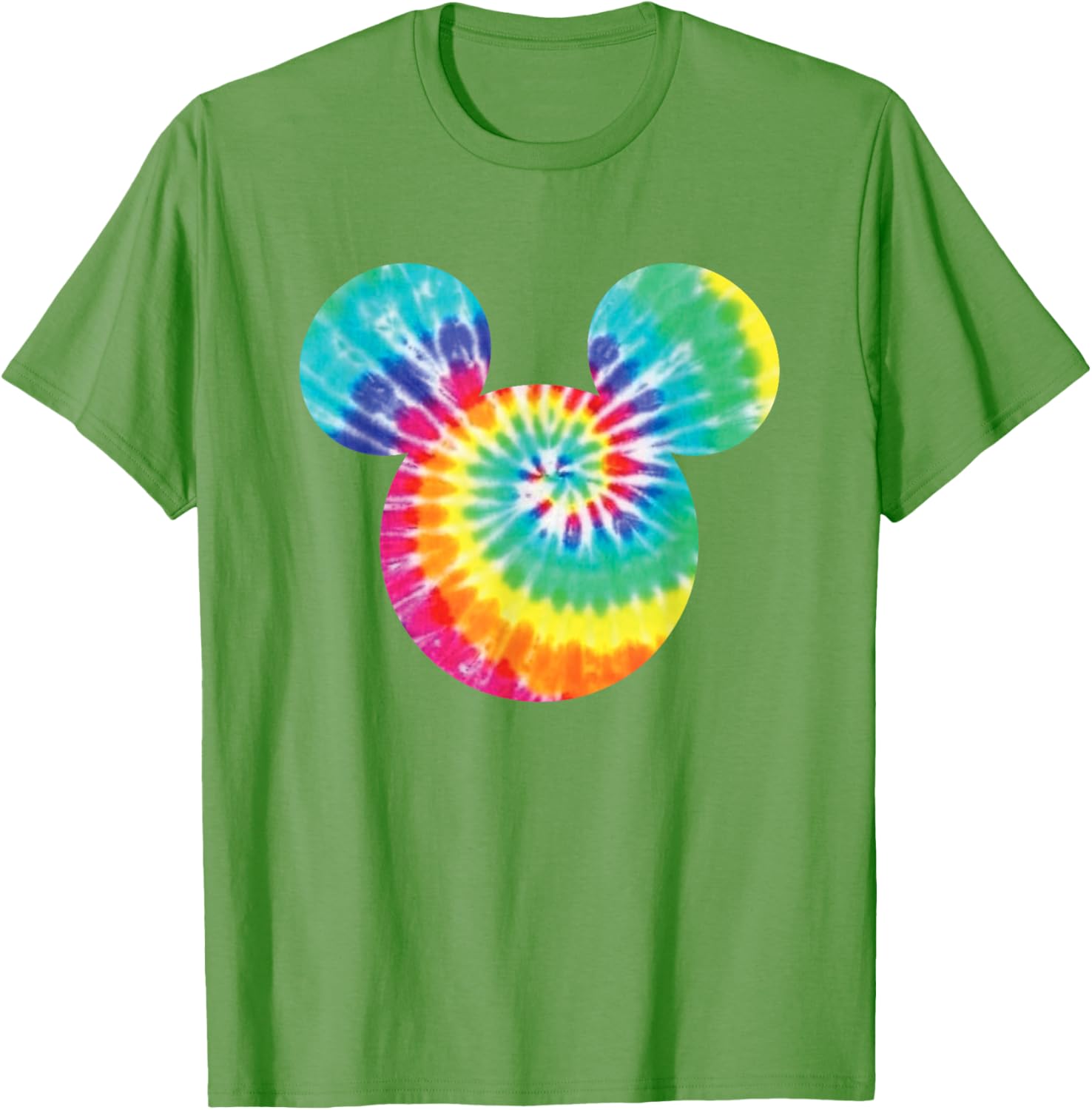 Disney Mickey Mouse Rainbow Tie-Dye Short Sleeve T-Shirt for Fun Style - 28