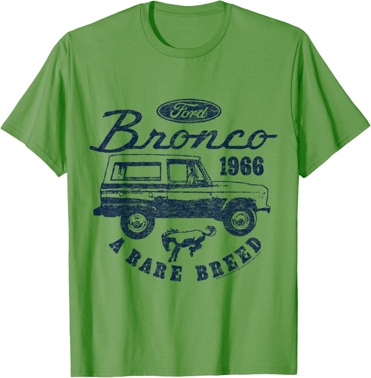 Ford Bronco 1966 Rare Breed Logo T-Shirt for Enthusiasts and Collectors - 10