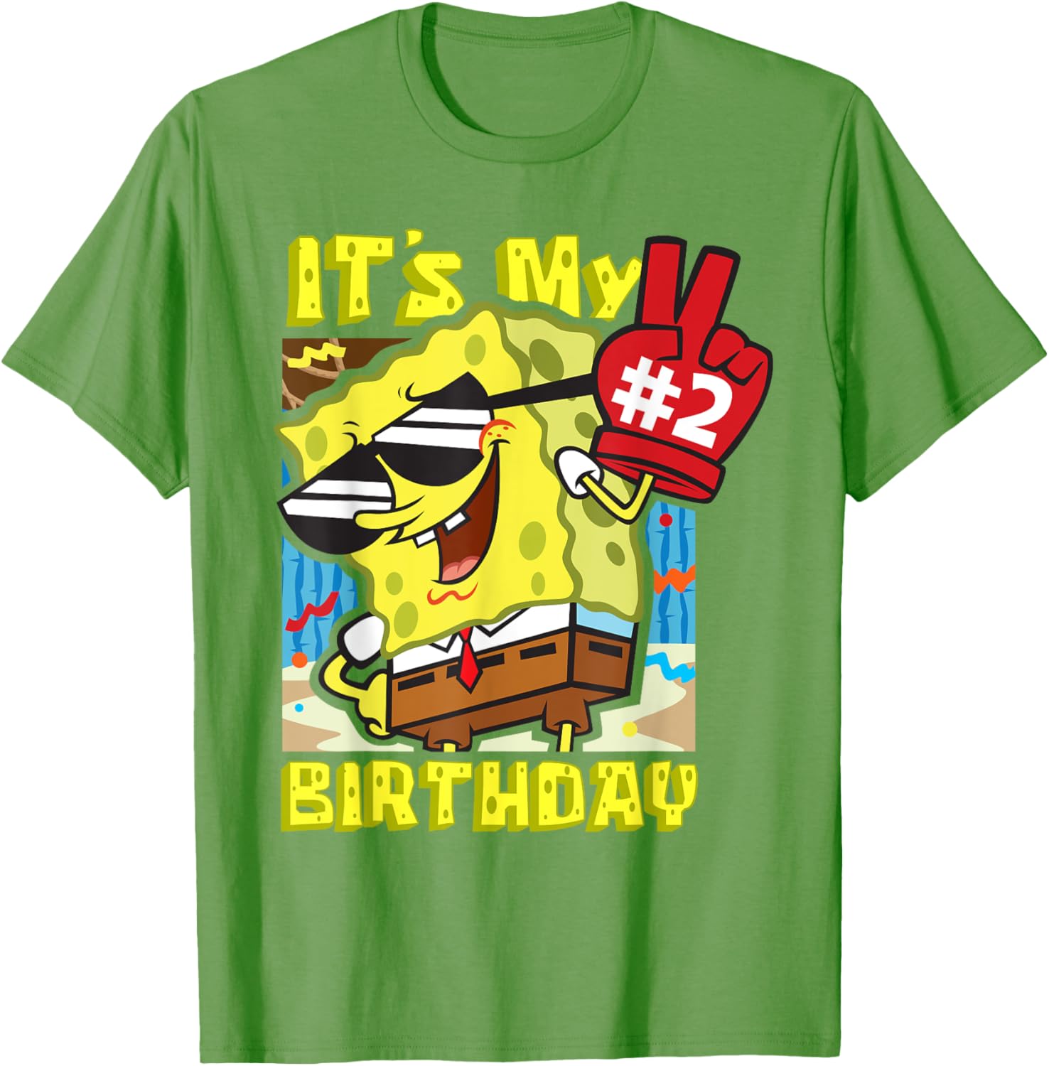 SpongeBob 2nd Birthday T-Shirt for Boys and Girls – Fun Gift Idea! - 18