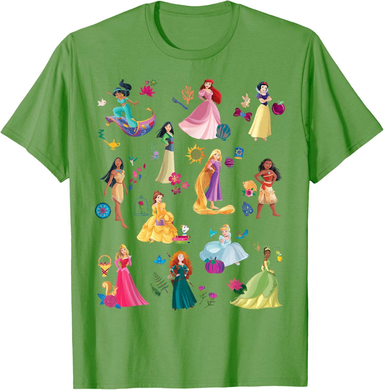 Disney Princess Magical Print T-Shirt for Kids Fun and Fashionable Wear - 14