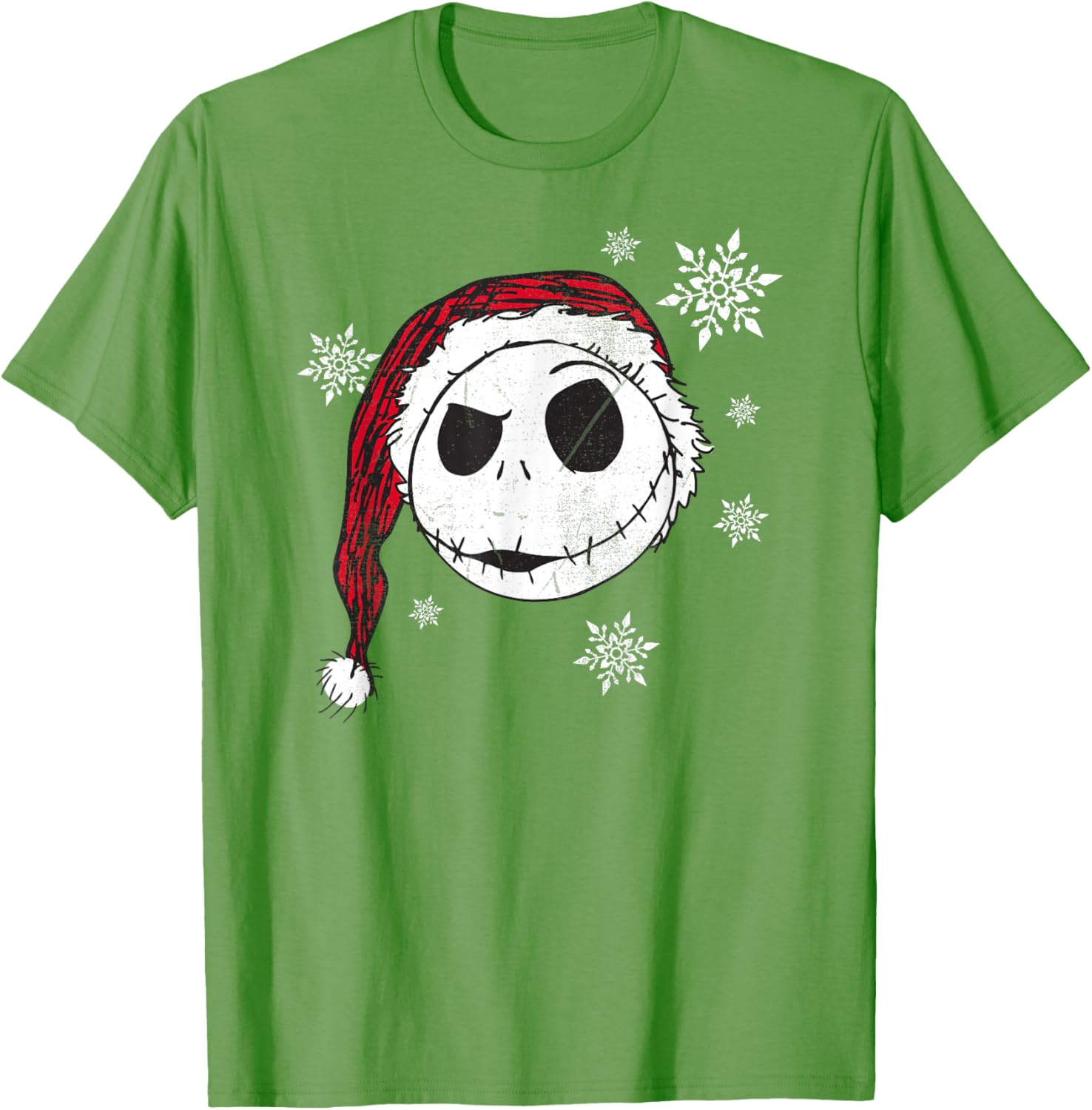 Disney Nightmare Before Christmas Holiday Snowflake Short Sleeve Tee - 6