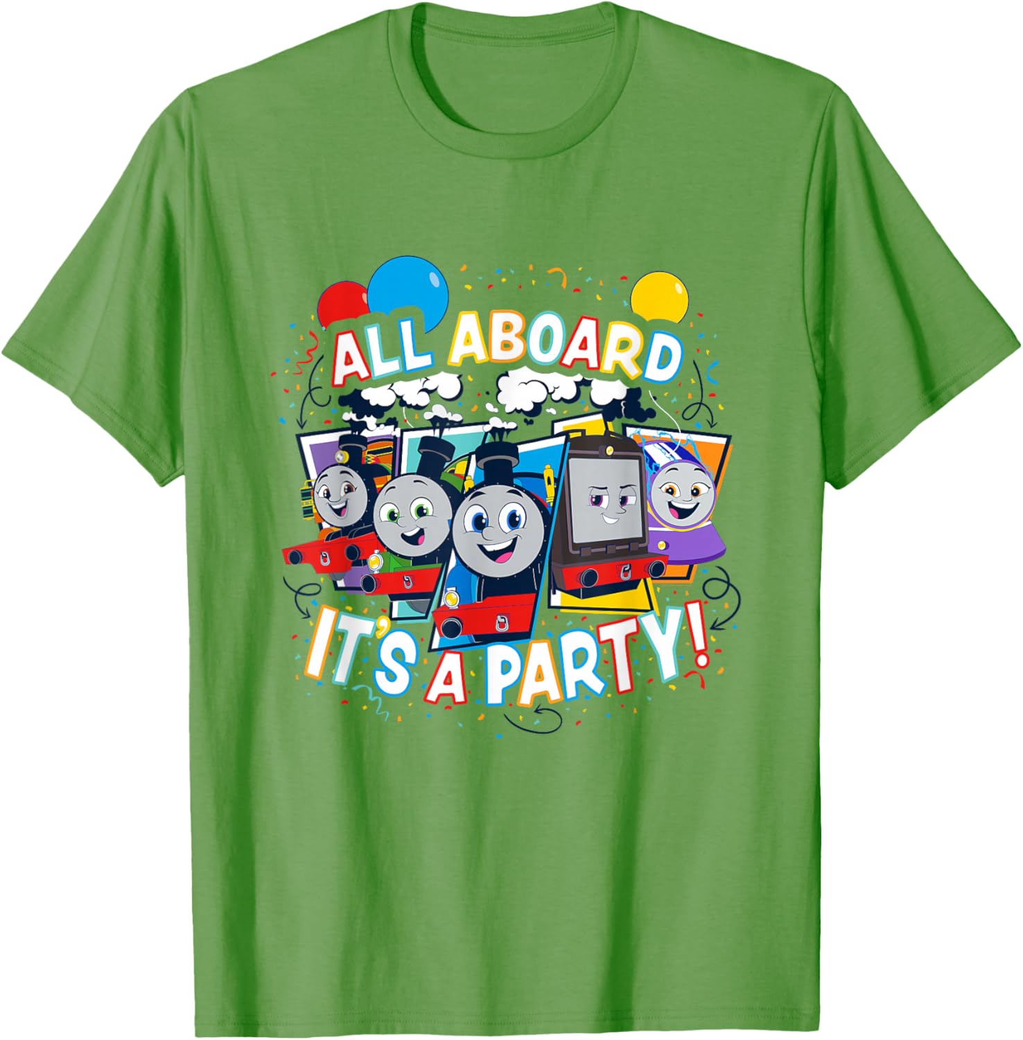 Thomas & Friends All Aboard It's a Party T-Shirt for Kids Fun Fashion - 11