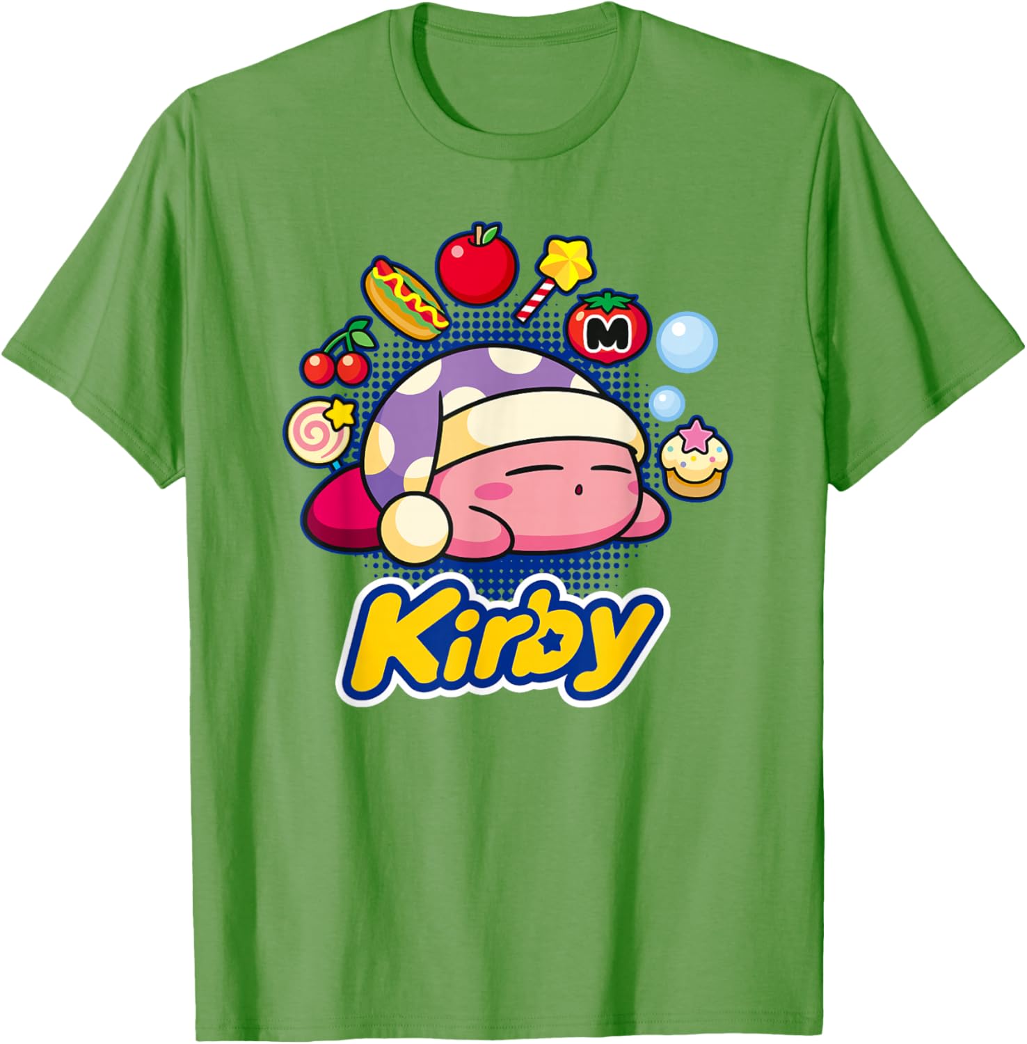 Kirby Dreaming of Tasty Trinkets T-Shirt for Fun and Fashion Lovers - 17