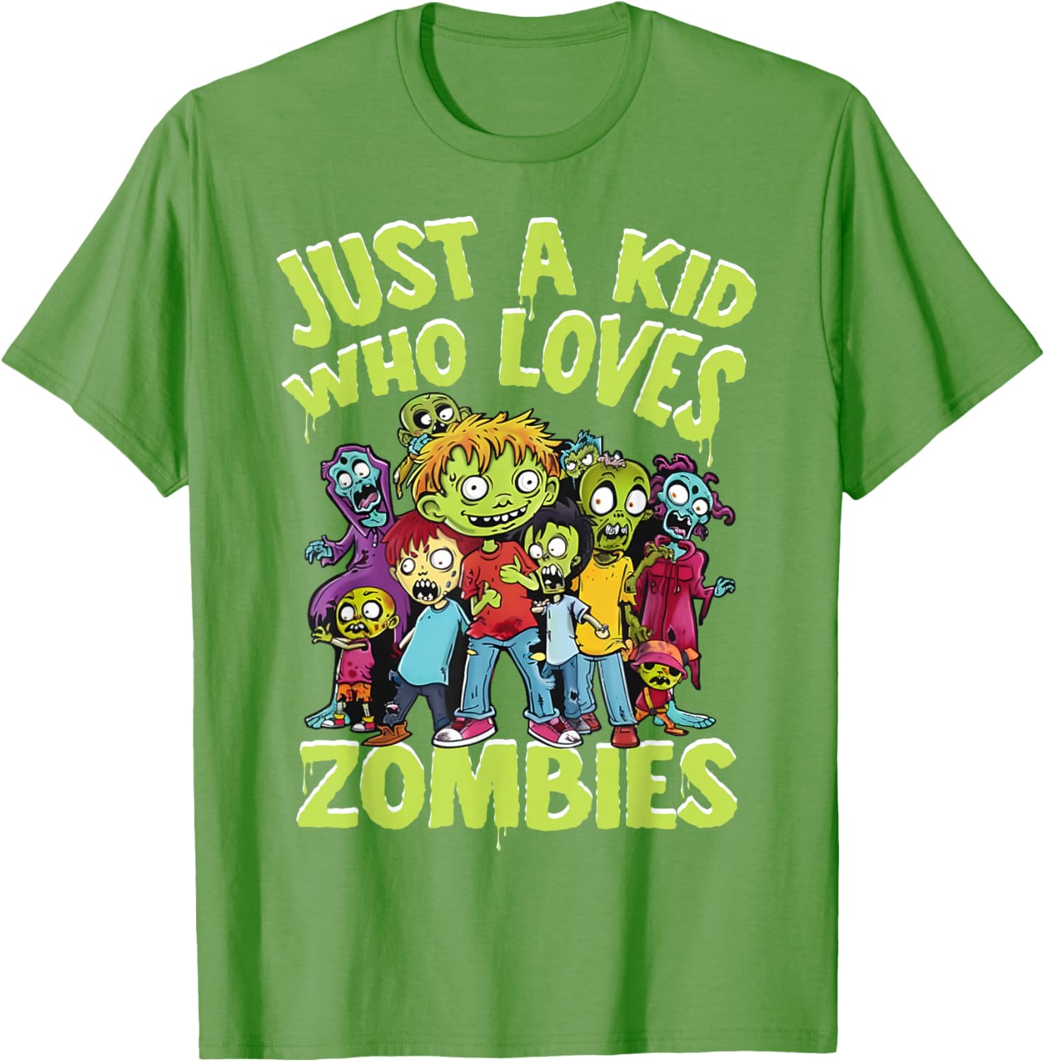 Funny Zombie Love Kids T-Shirt Perfect for Halloween Fun - 5