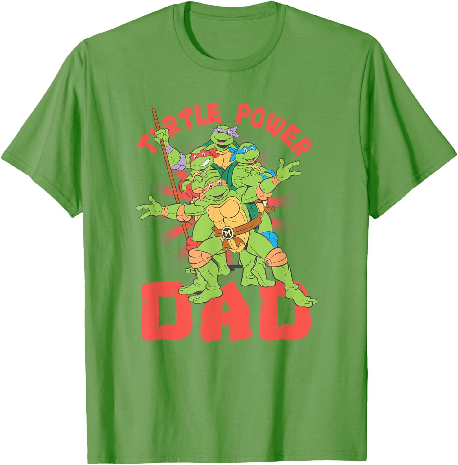 Teenage Mutant Ninja Turtles Dad Turtle Power T-Shirt for Fans - 1