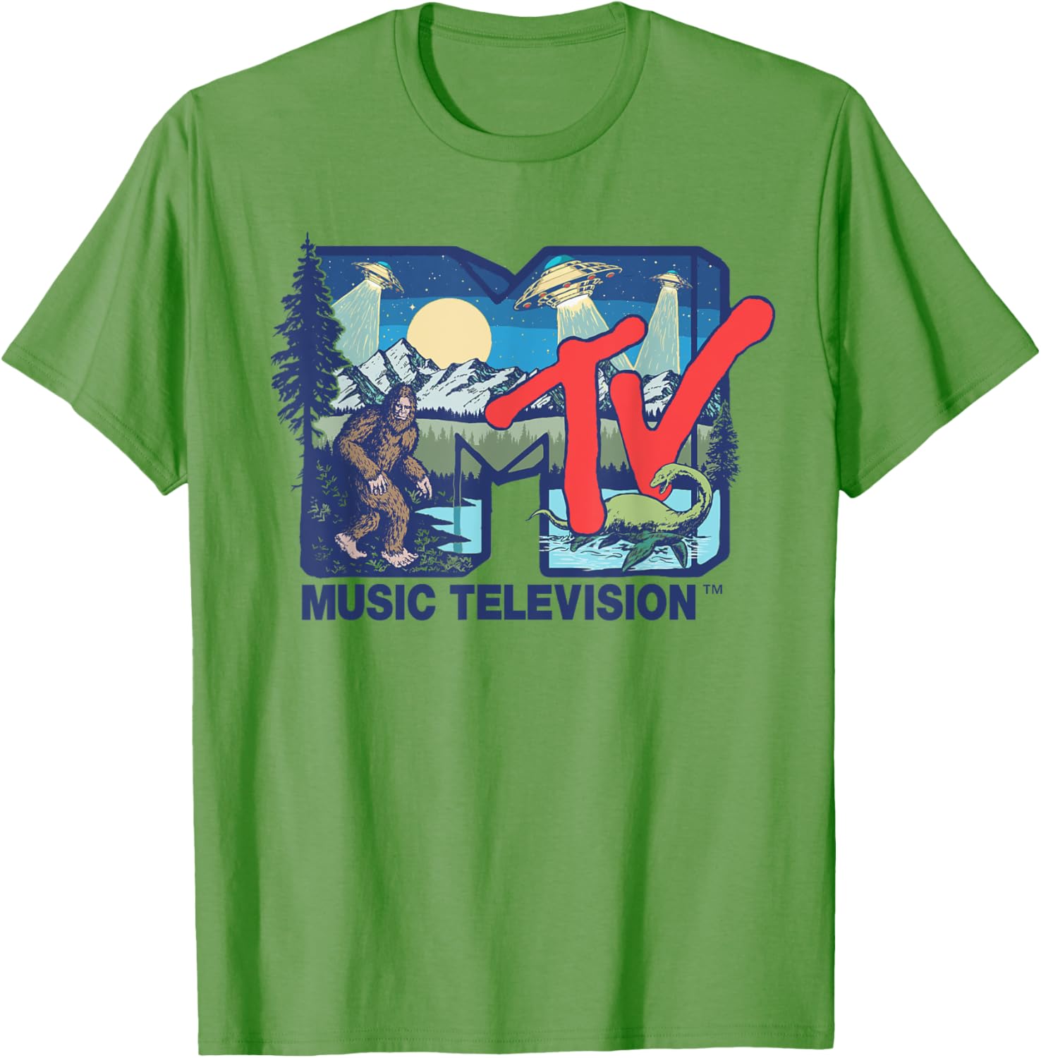 Mademark x MTV Cryptid Logo T-Shirt Featuring Bigfoot UFOs and Aliens - 19