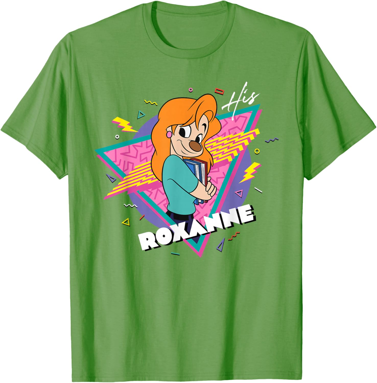 Disney A Goofy Movie Retro 90s Couples Matching His Roxanne T-Shirt - 13