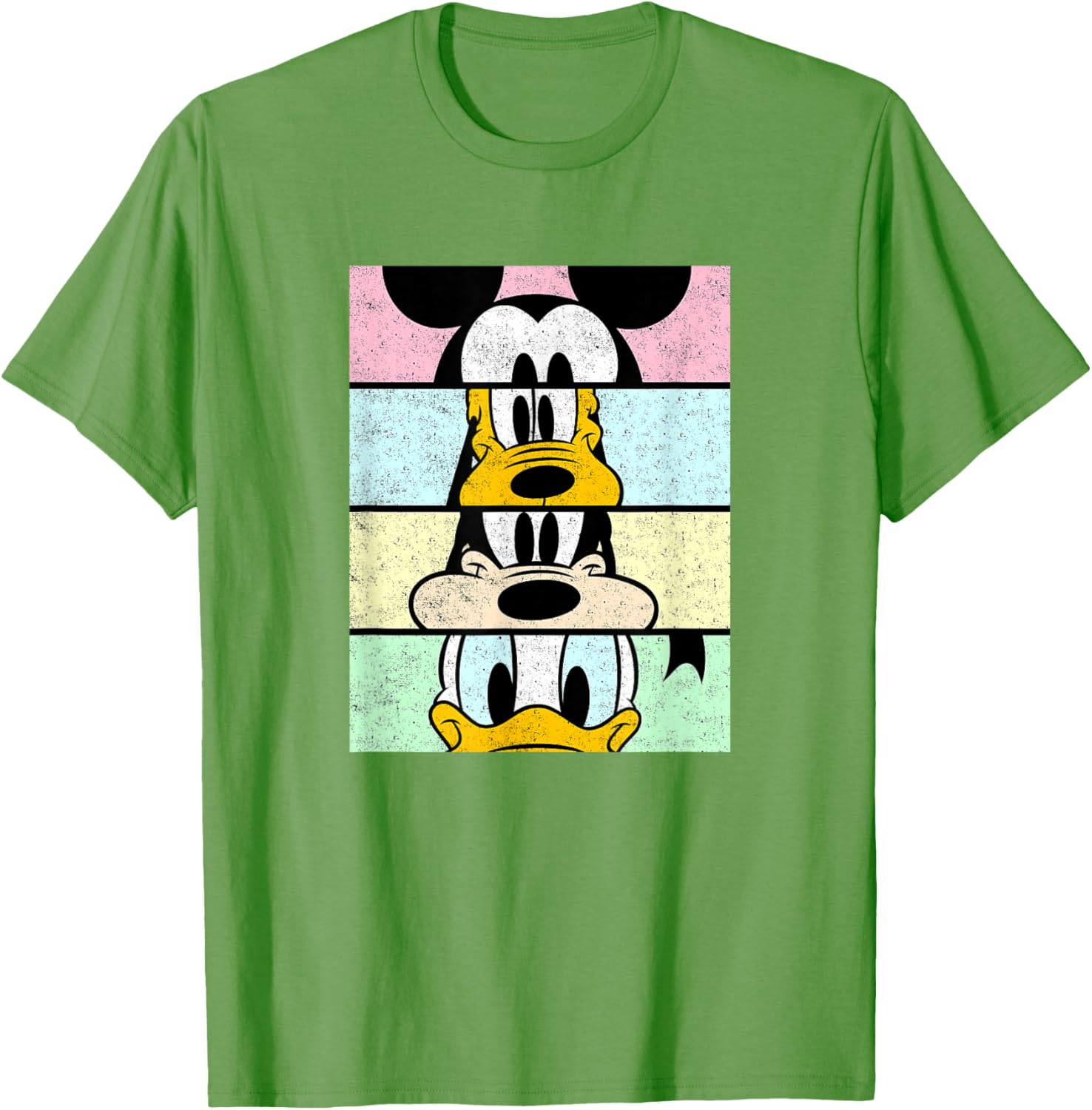 Disney Mickey And Friends Distressed Comic Panels T-Shirt for Fun Fans - 6