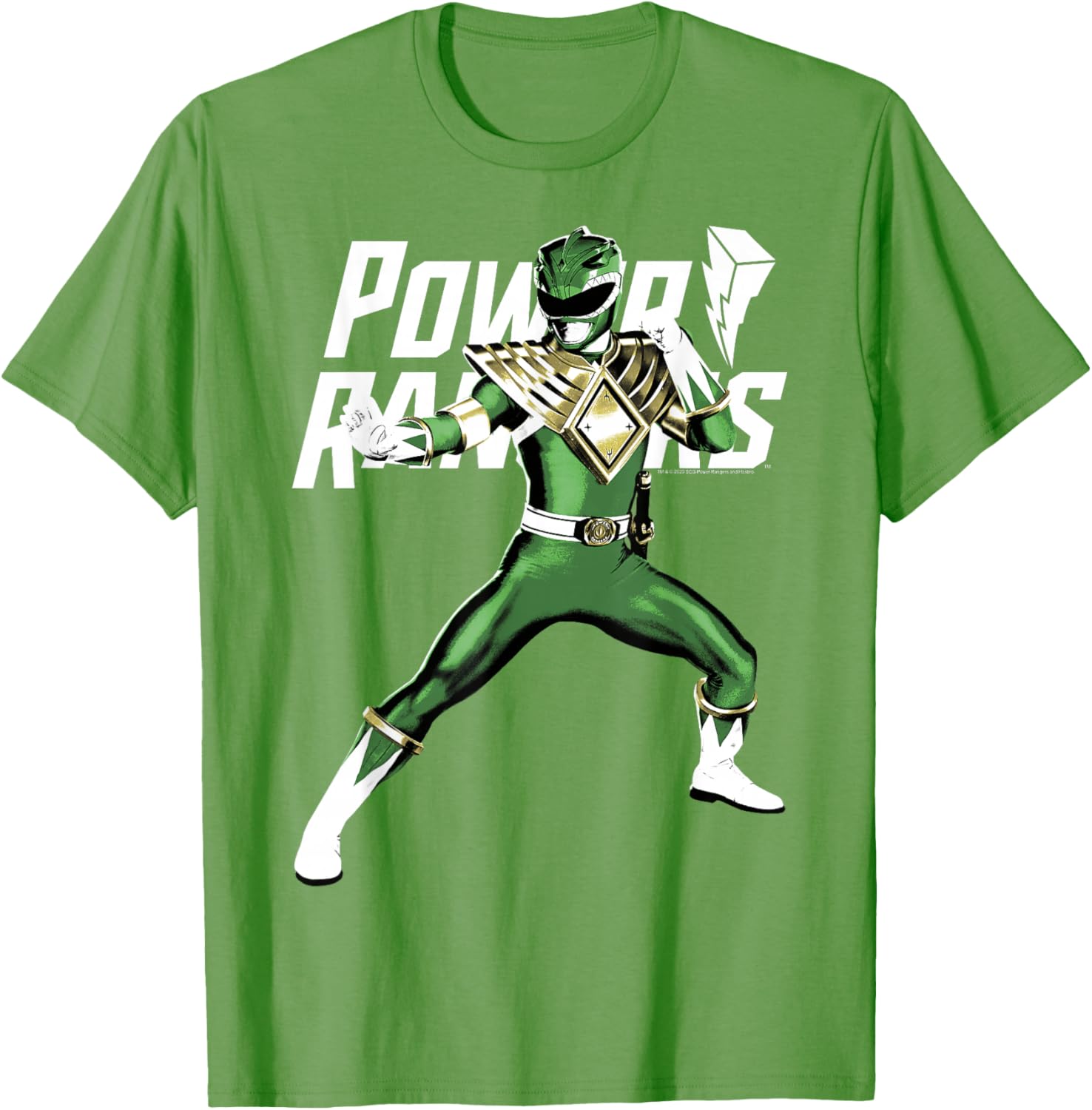 Power Rangers Green Ranger Karate Action Pose T-Shirt for Fans - 15