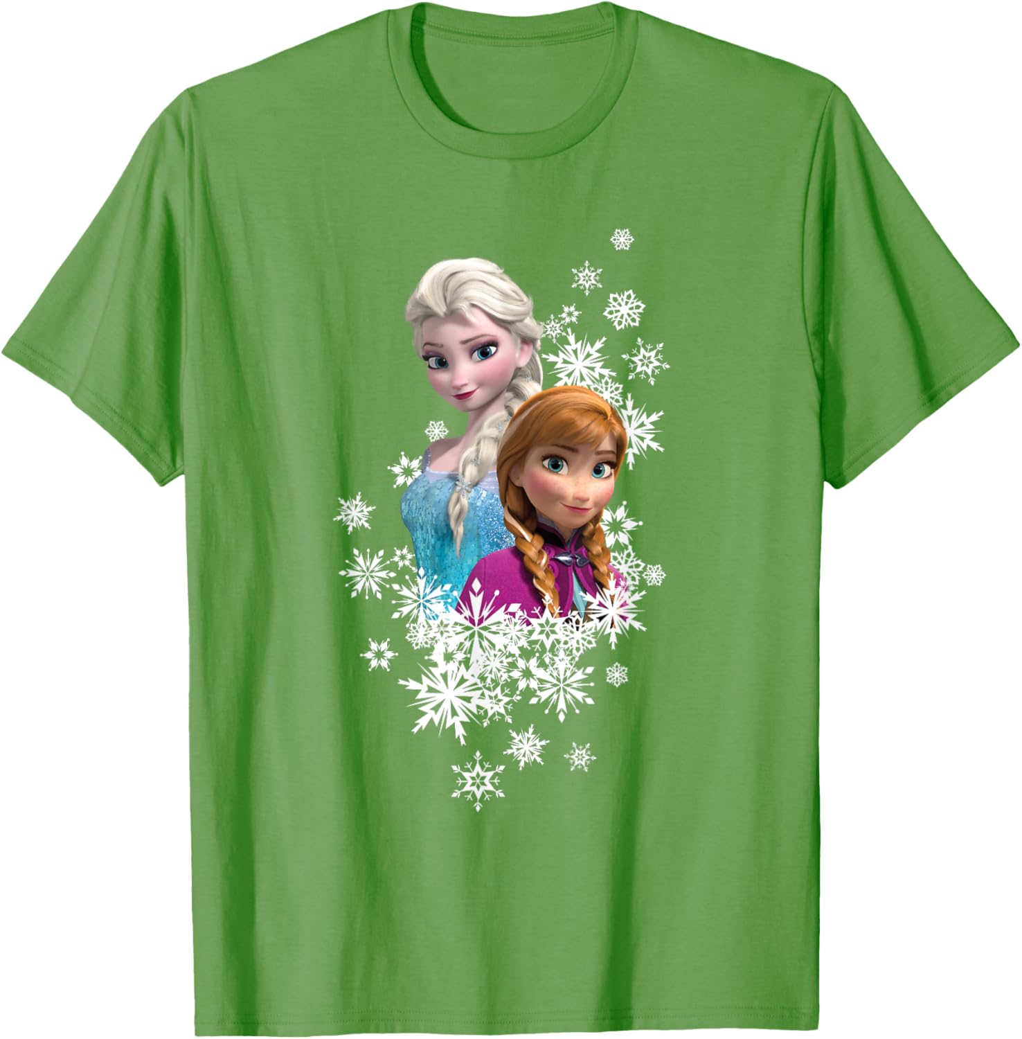 Disney Frozen Anna and Elsa Snowflakes T-Shirt for Kids and Fans - 11
