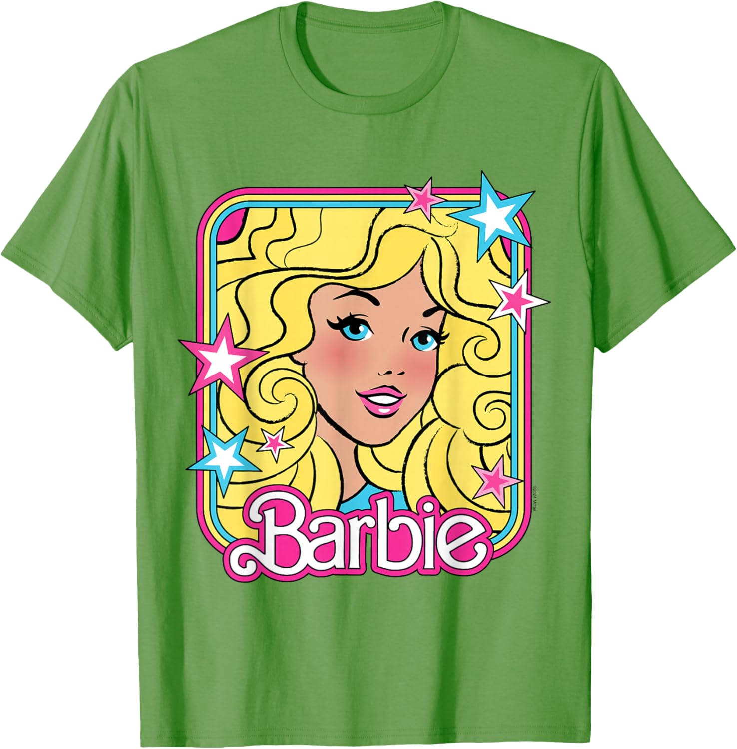 Retro Barbie 70s Star Portrait T-Shirt for Fashionable Fans - 5
