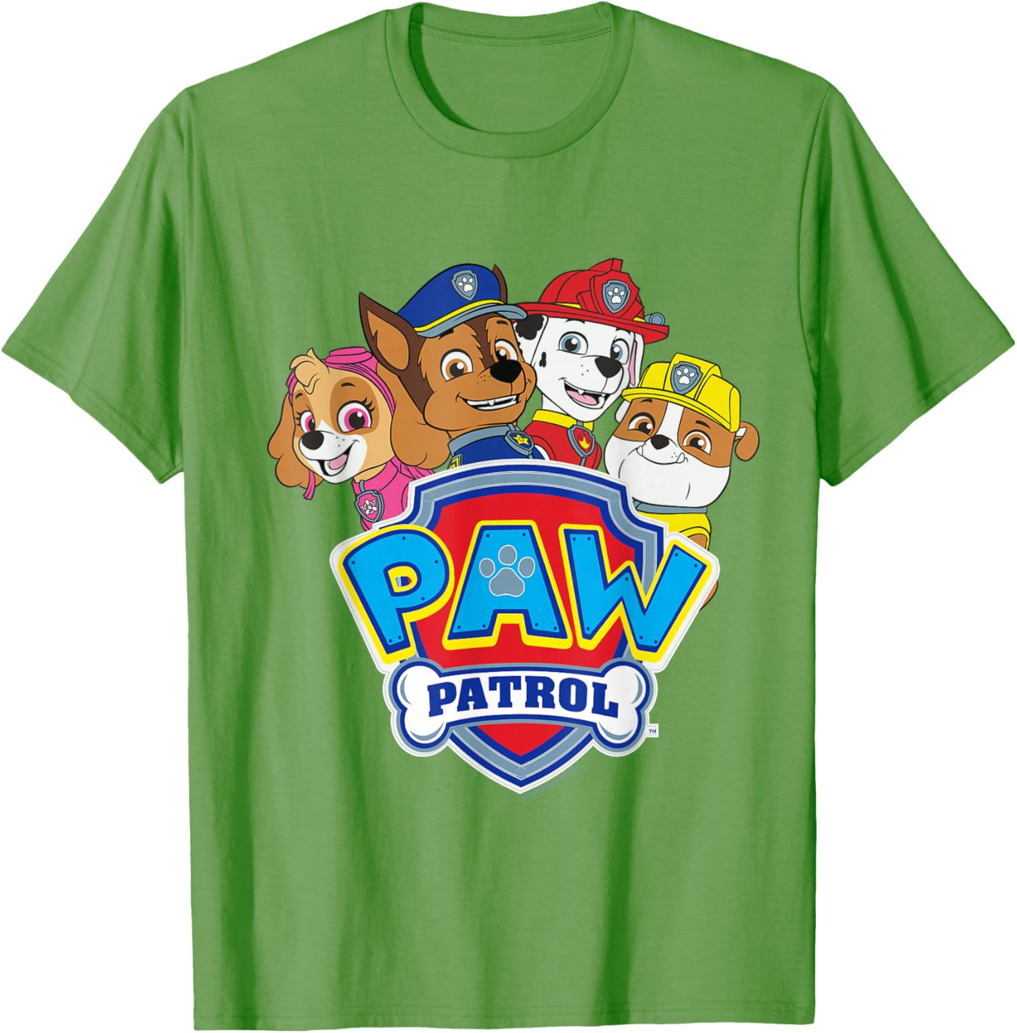 Paw Patrol Logo Group T-Shirt for Kids - Fun and Stylish Apparel - 12