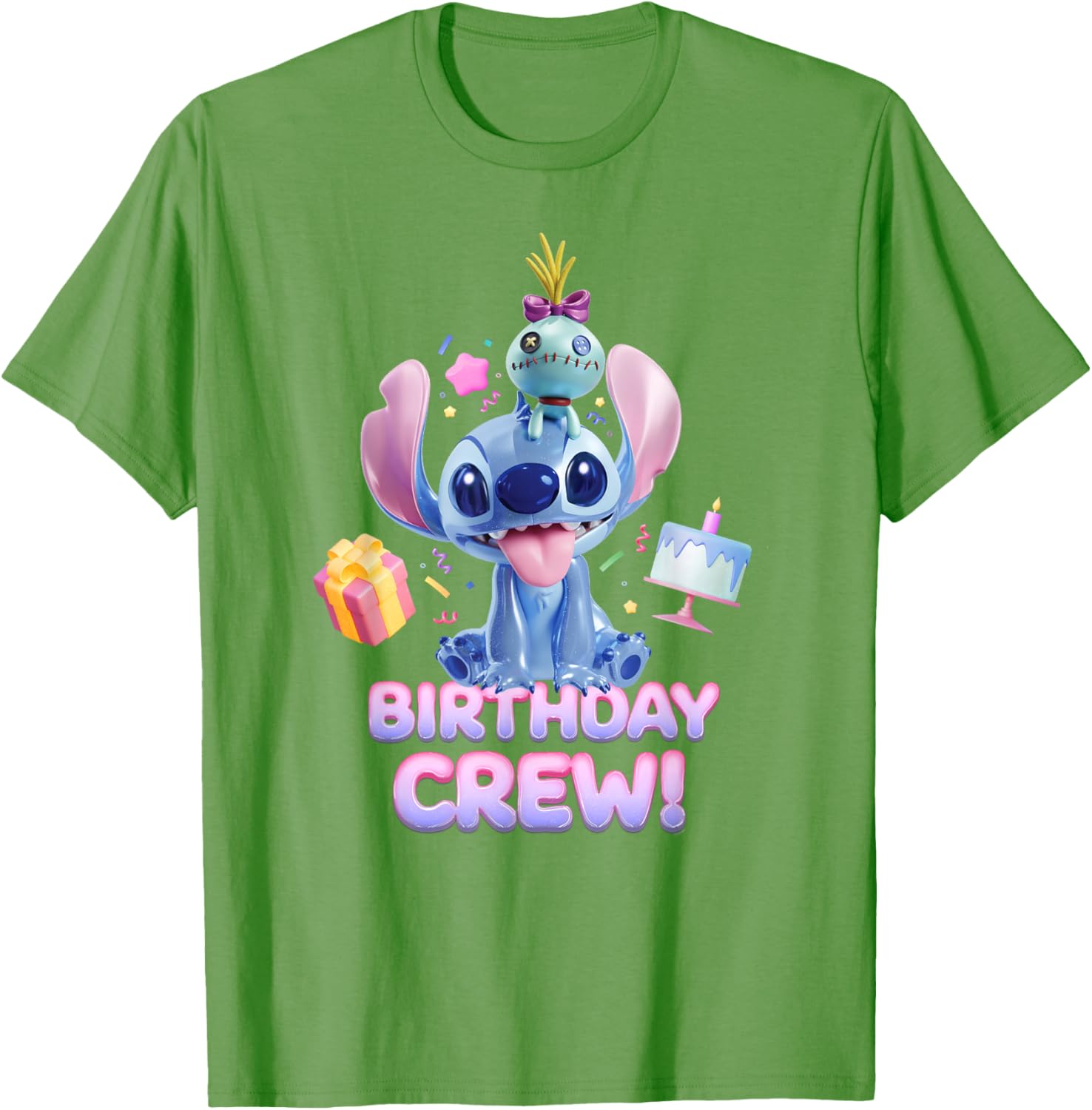 Disney Lilo & Stitch Big Shiny Birthday Crew T-Shirt for Fun Celebrations - 22