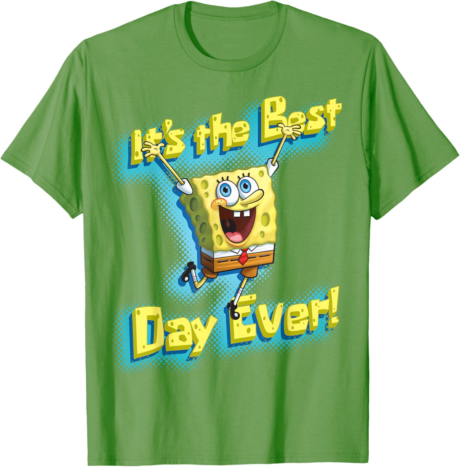 Mademark SpongeBob SquarePants Best Day Ever T-Shirt for Fun Fans - 19