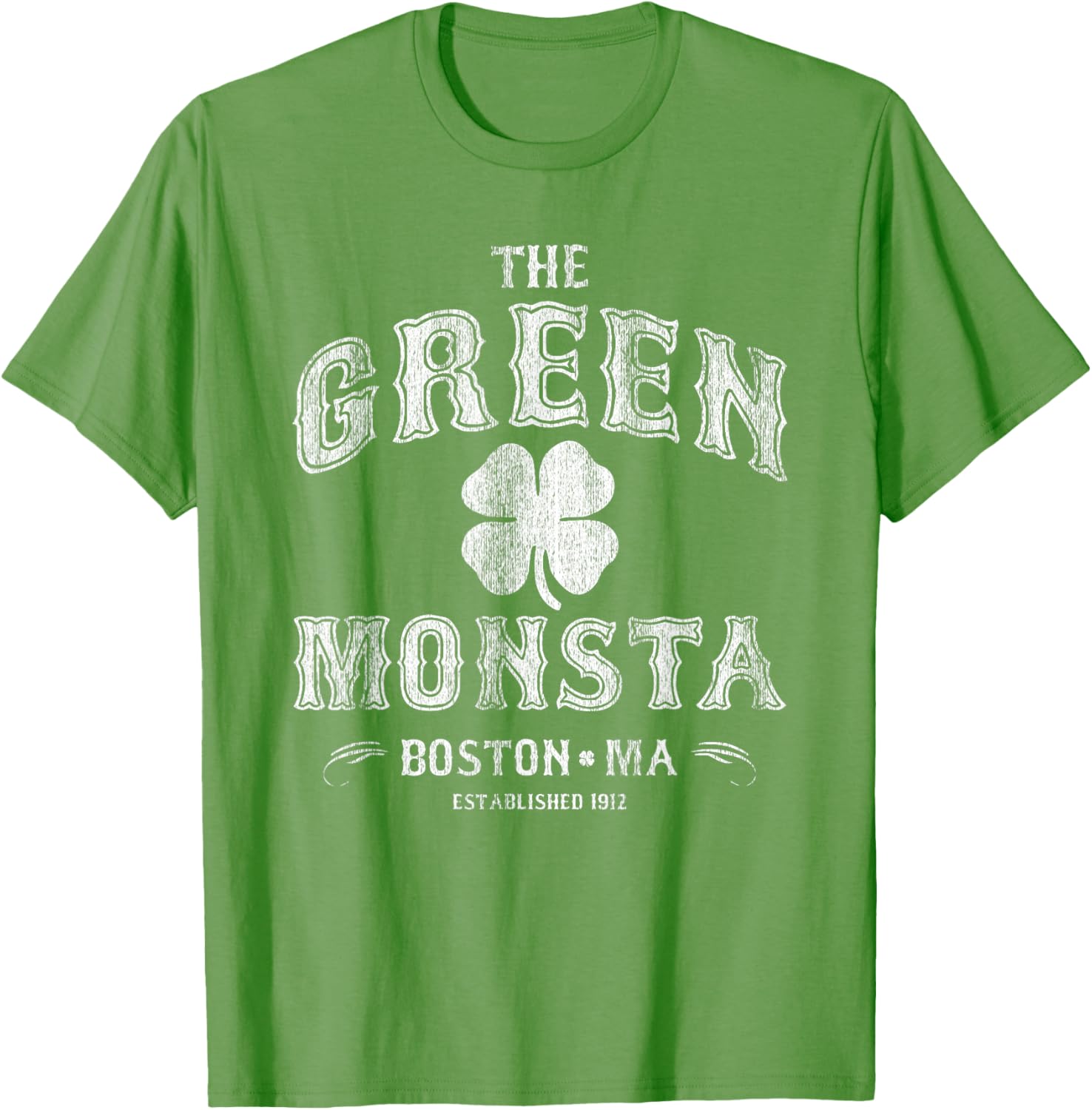 The Green Monsta Boston T-Shirt Perfect for Game Day or St. Patrick's Day - 13