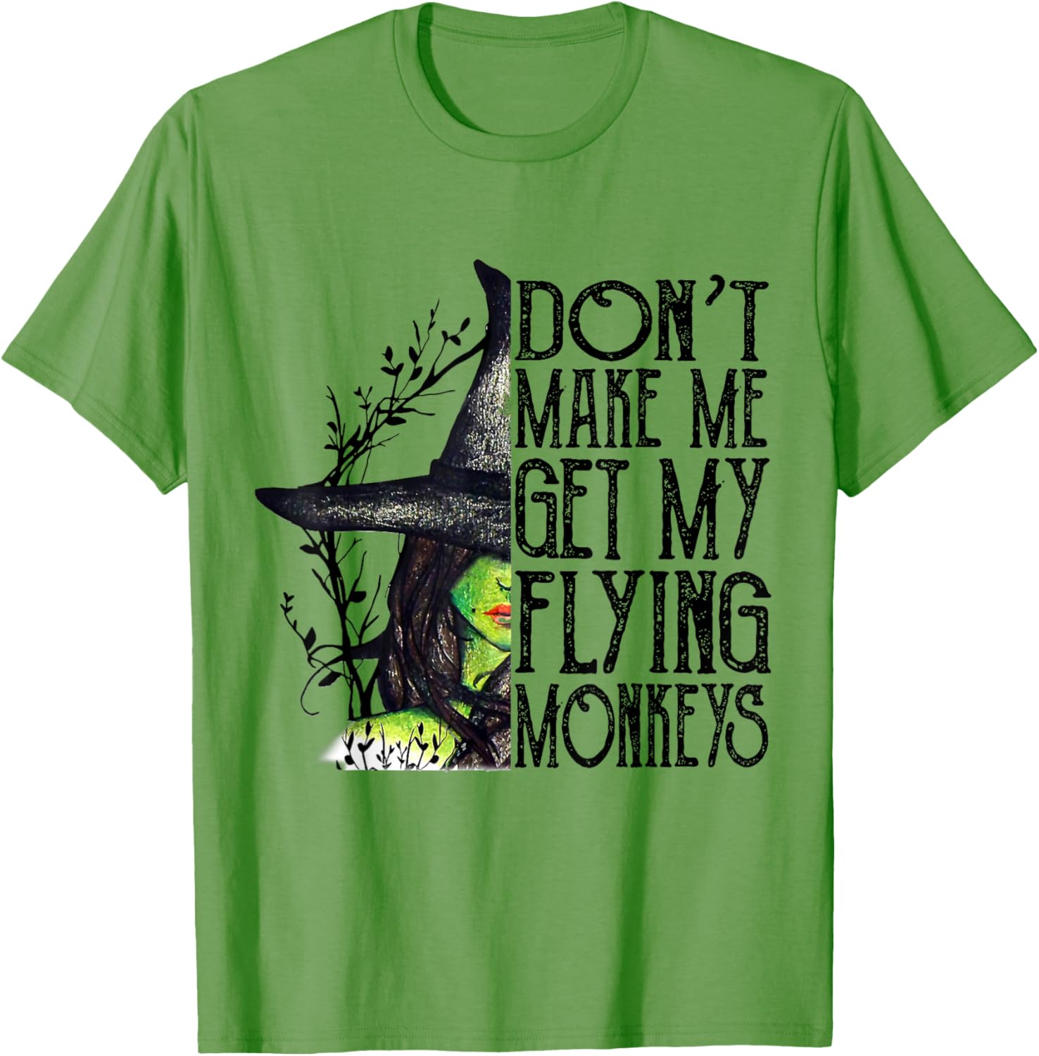 Funny Witch Halloween T-Shirt Get My Flying Monkeys Gift for Her - 13