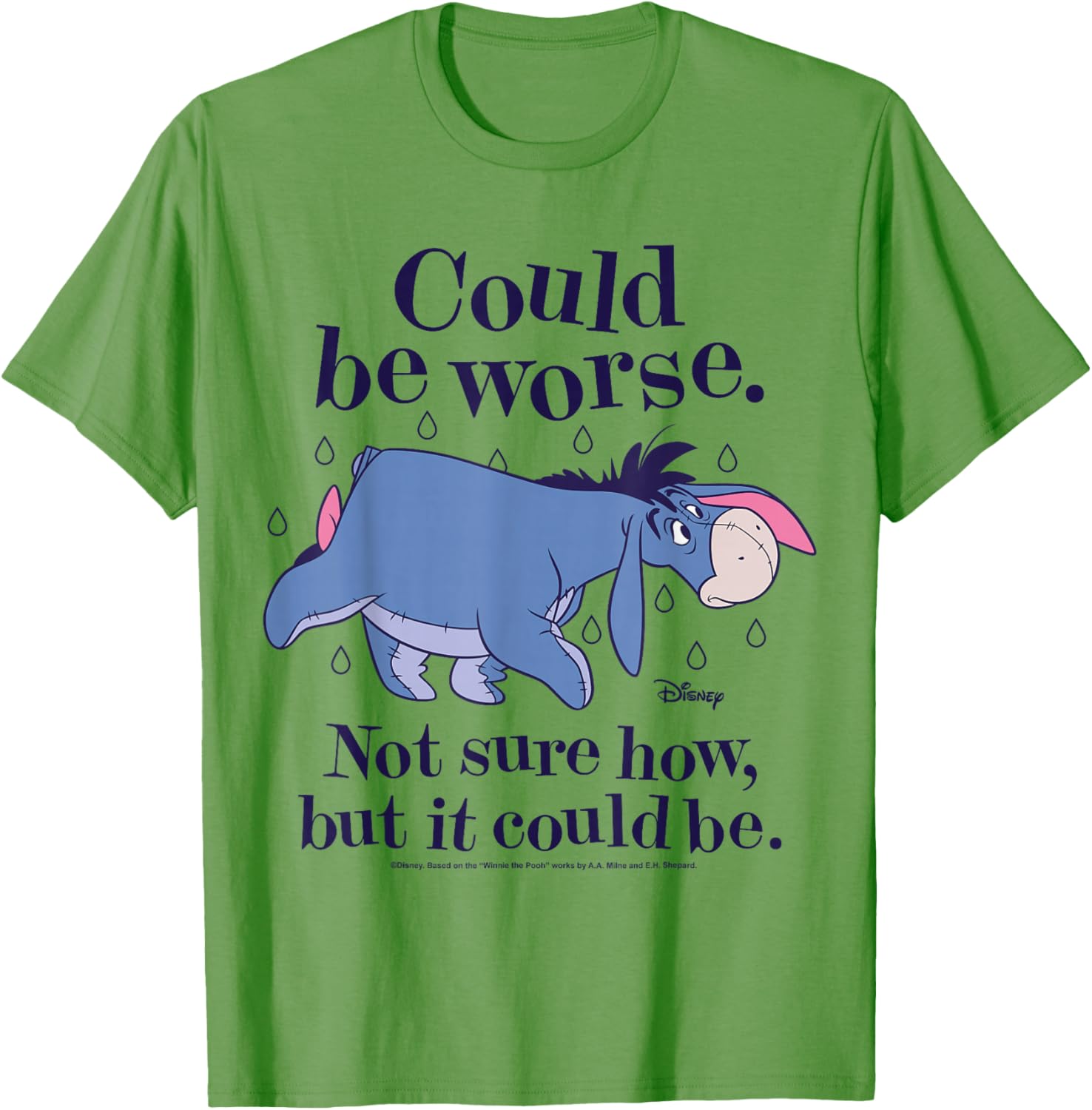 Winnie The Pooh Eeyore Could Be Worse T-Shirt for Fans and Friends - 12