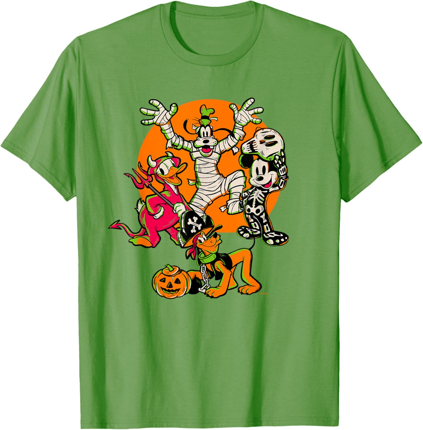 Disney 100 Mickey, Donald, Goofy & Pluto Halloween Costume T-Shirt - 14