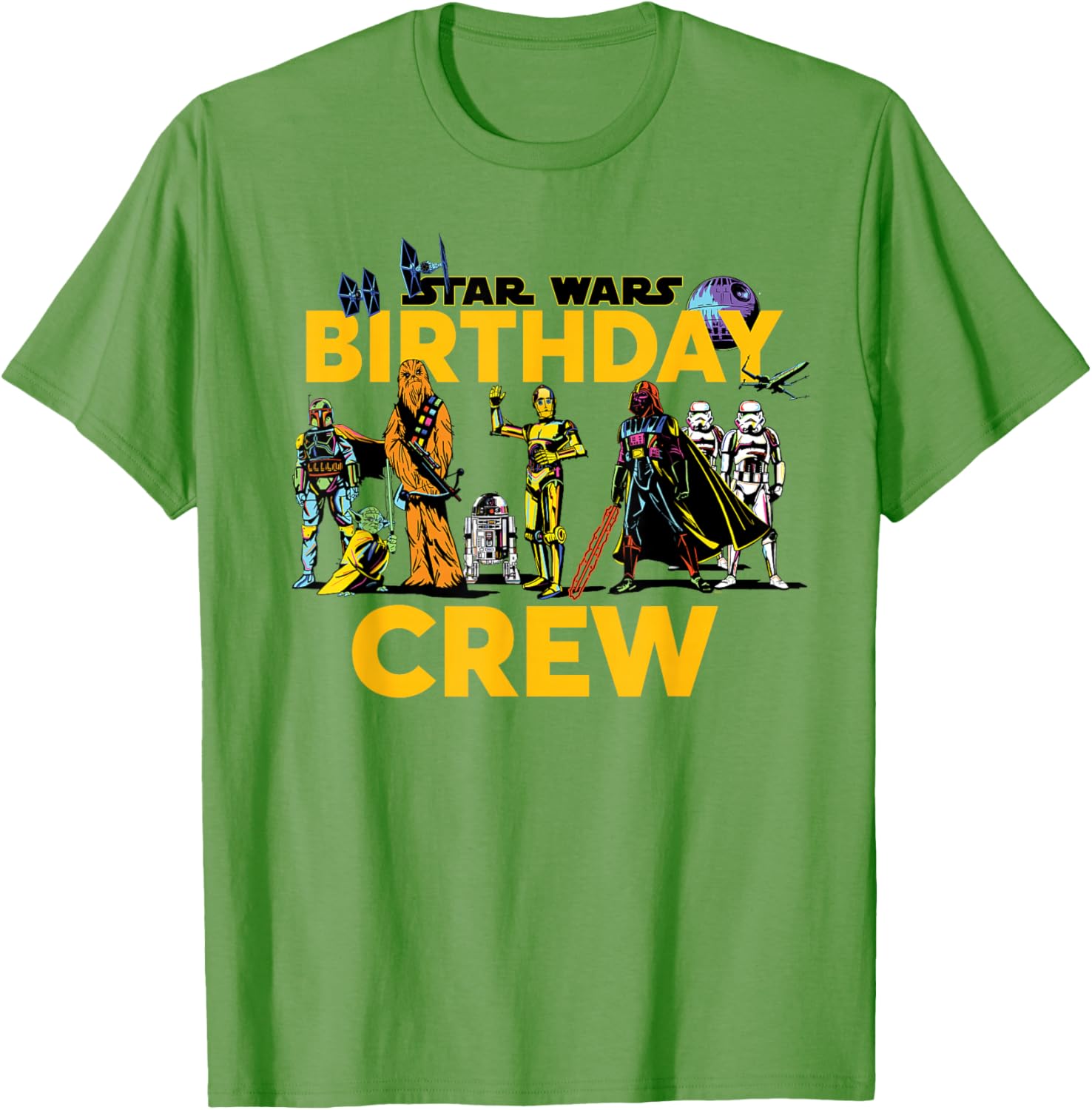 Star Wars Birthday Crew Matching T-Shirt for Classic Characters Fans - 2