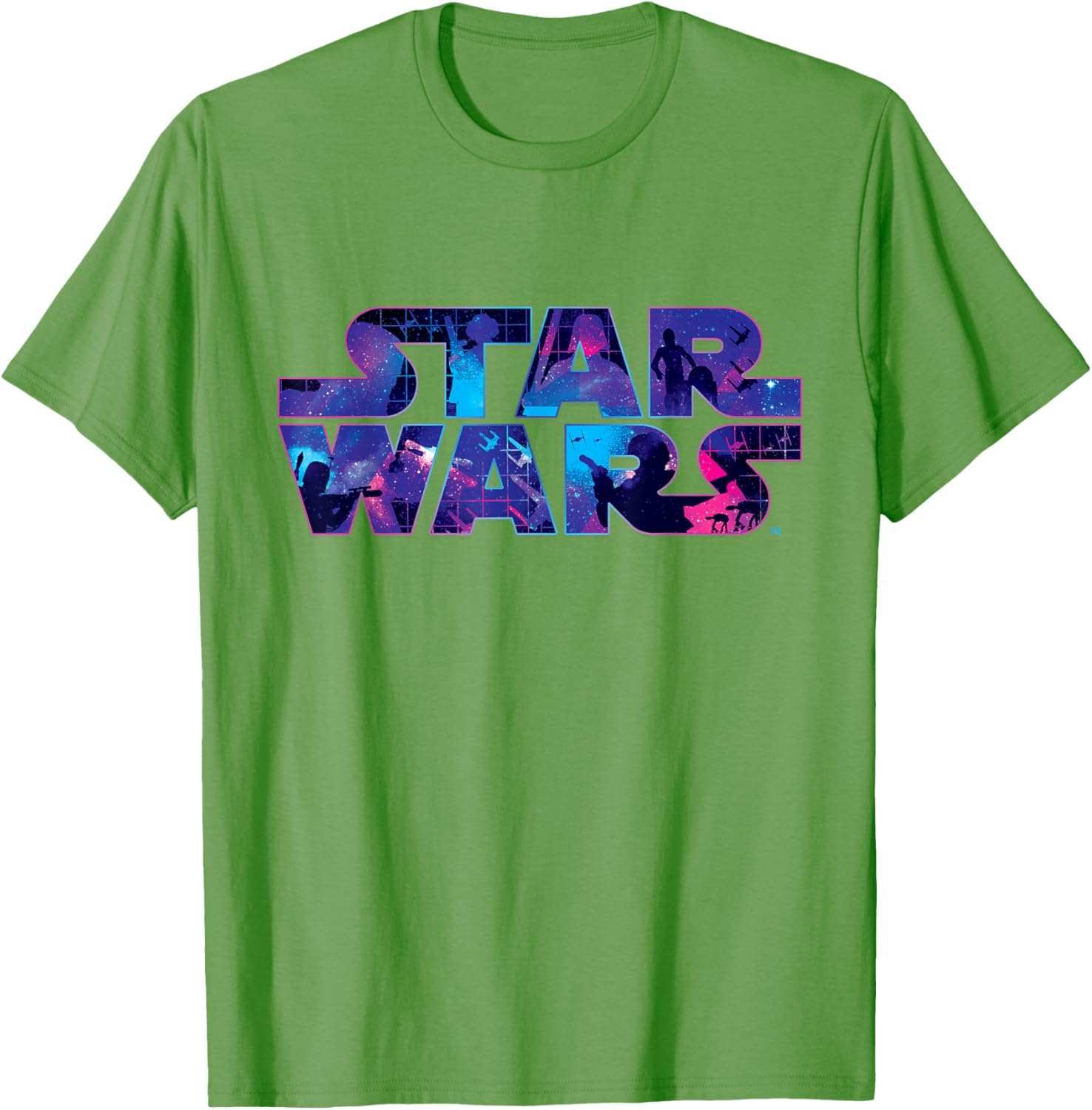 Retro 90s Star Wars Logo Galaxy T-Shirt for Fans of Classic Sci-Fi - 14