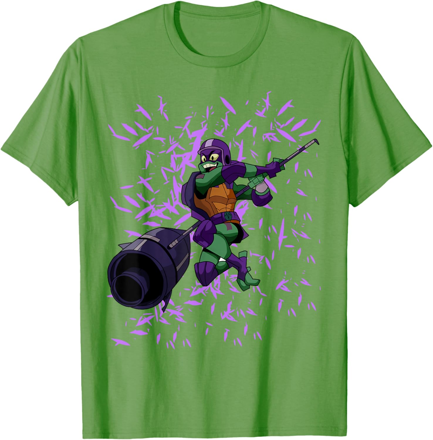 Mademark Teenage Mutant Ninja Turtles Donatello Flying Attack T-Shirt - 25