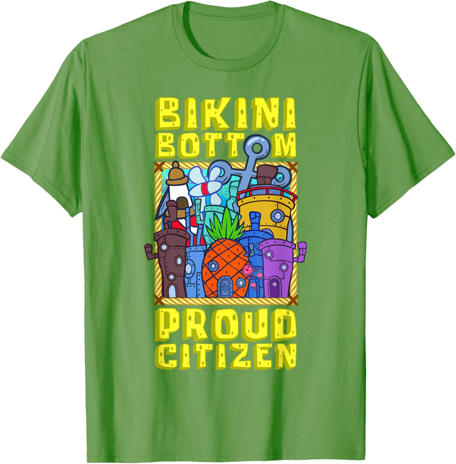 Mademark SpongeBob SquarePants Bikini Bottom Proud Citizen T-Shirt - 14