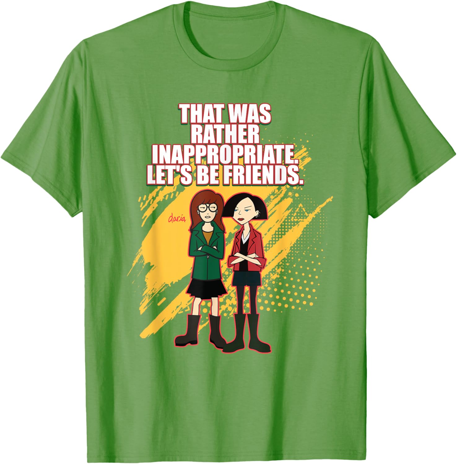Mademark x Daria T-Shirt: That Was Rather Inappropriate, Let's Be Friends - 2