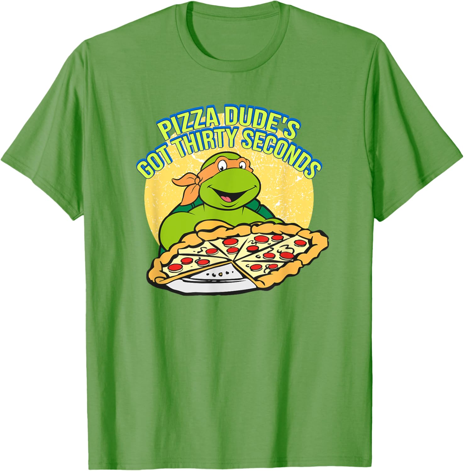 Mademark Teenage Mutant Ninja Turtles Michelangelo Pizza Dude T-Shirt - 11