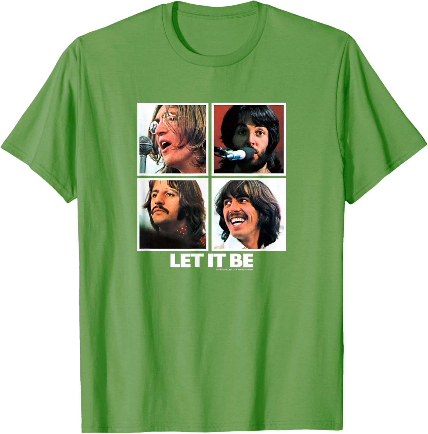 The Beatles Let it Be Square T-Shirt for Music Lovers and Fans - 3