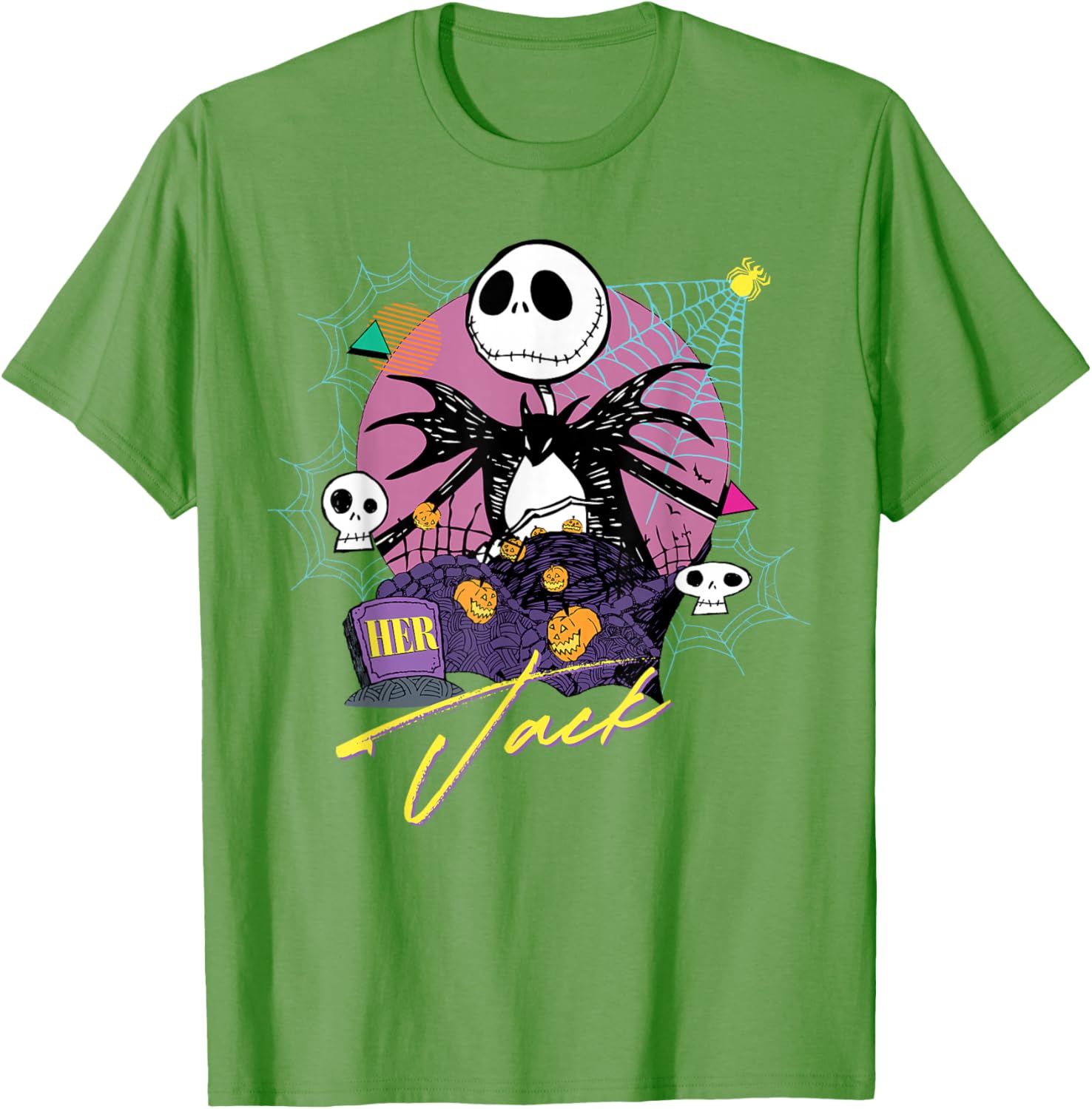 Disney The Nightmare Before Christmas Matching Her Jack T-Shirt for Fans - 13