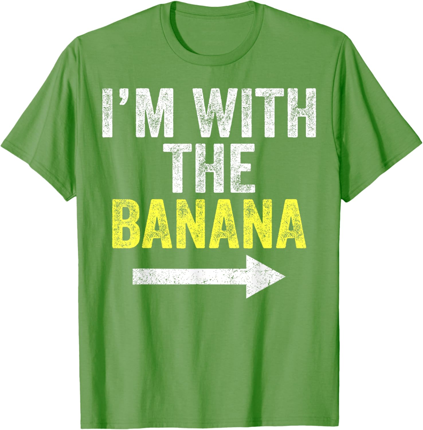 Adorable I'm With The Banana Costume Matching Couple T-Shirt - 2