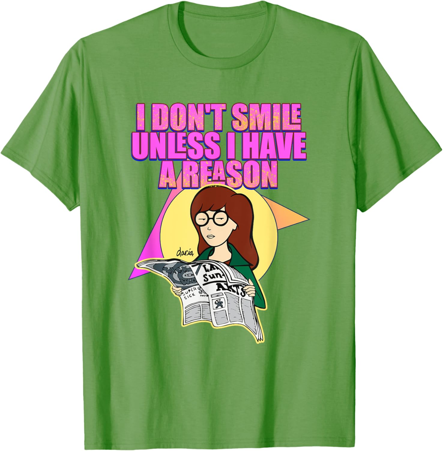 Mademark x Daria I Don't Smile Unless I Have a Reason T-Shirt for Women - 6