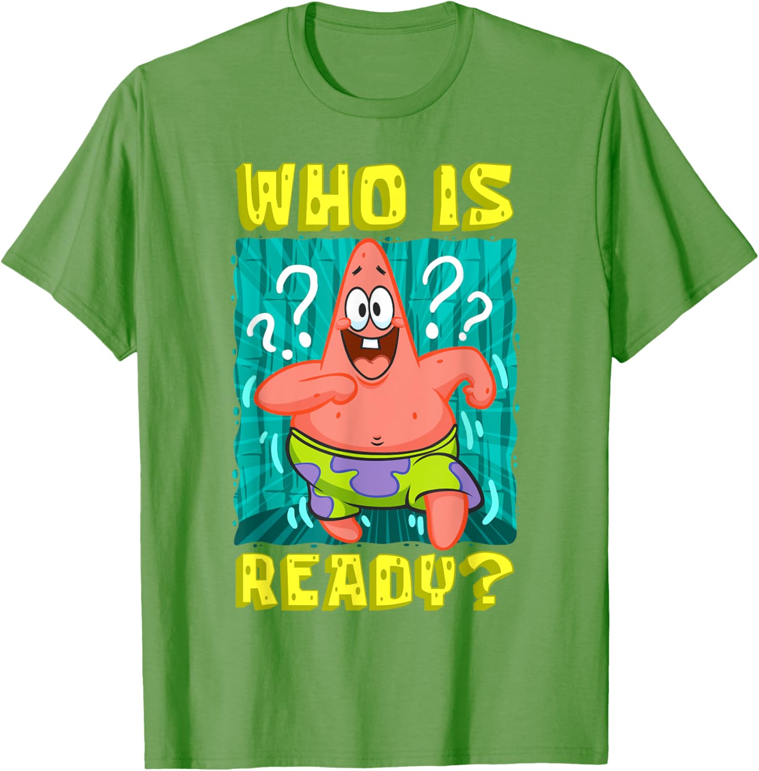 Mademark SpongeBob Patrick Star Ready Funny T-Shirt for Fans - 4