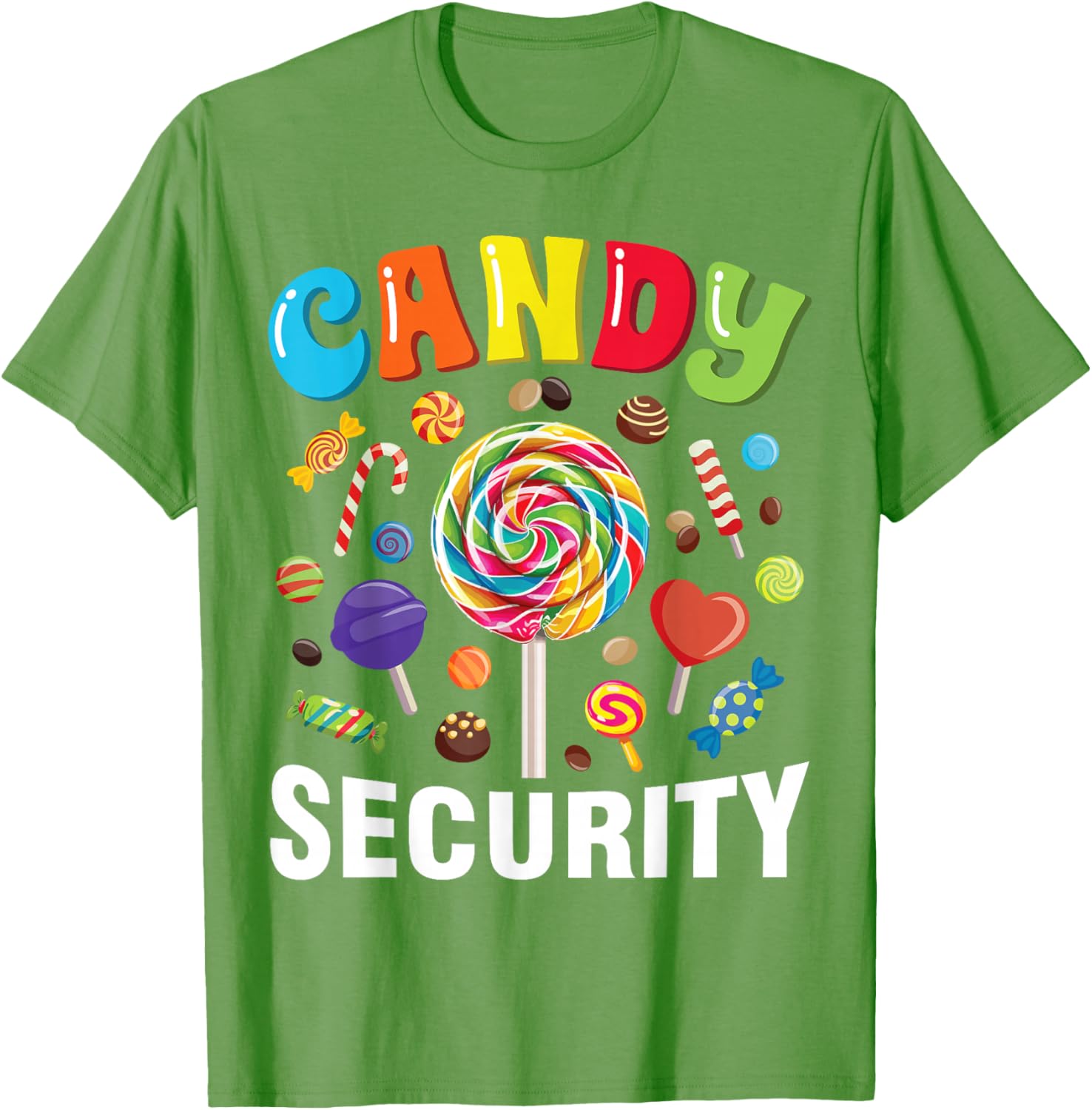 Funny Candy Security Halloween Costume T-Shirt for Spooky Fun - 5