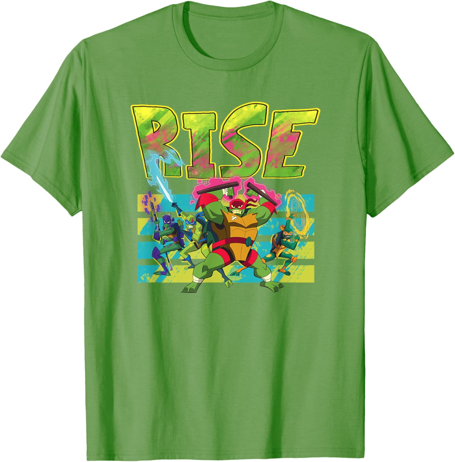 Mademark Teenage Mutant Ninja Turtles Splatter Paint T-Shirt for Fans - 7