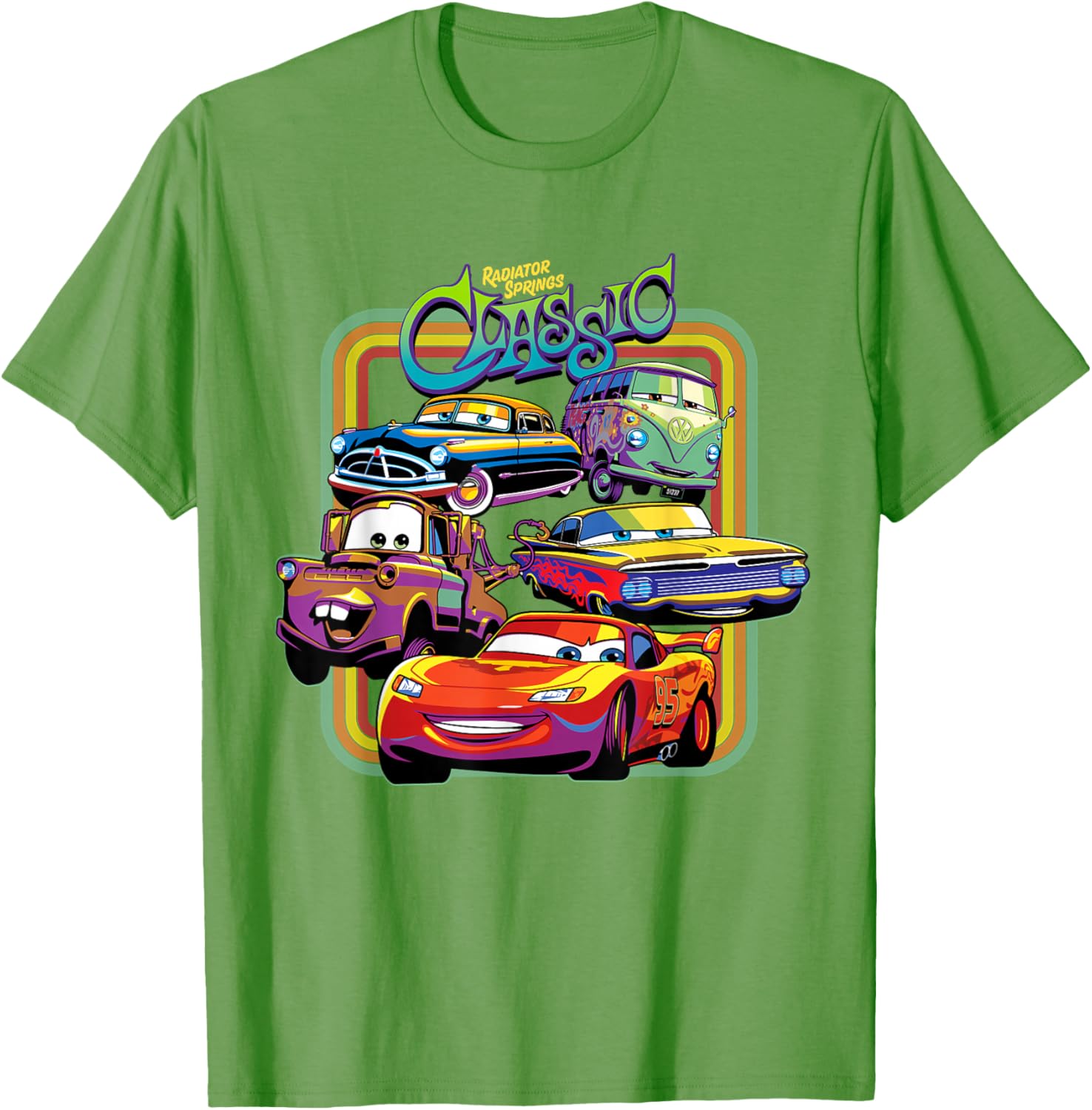 Disney PIXAR Cars Radiator Springs Classic T-Shirt for Kids and Adults - 23