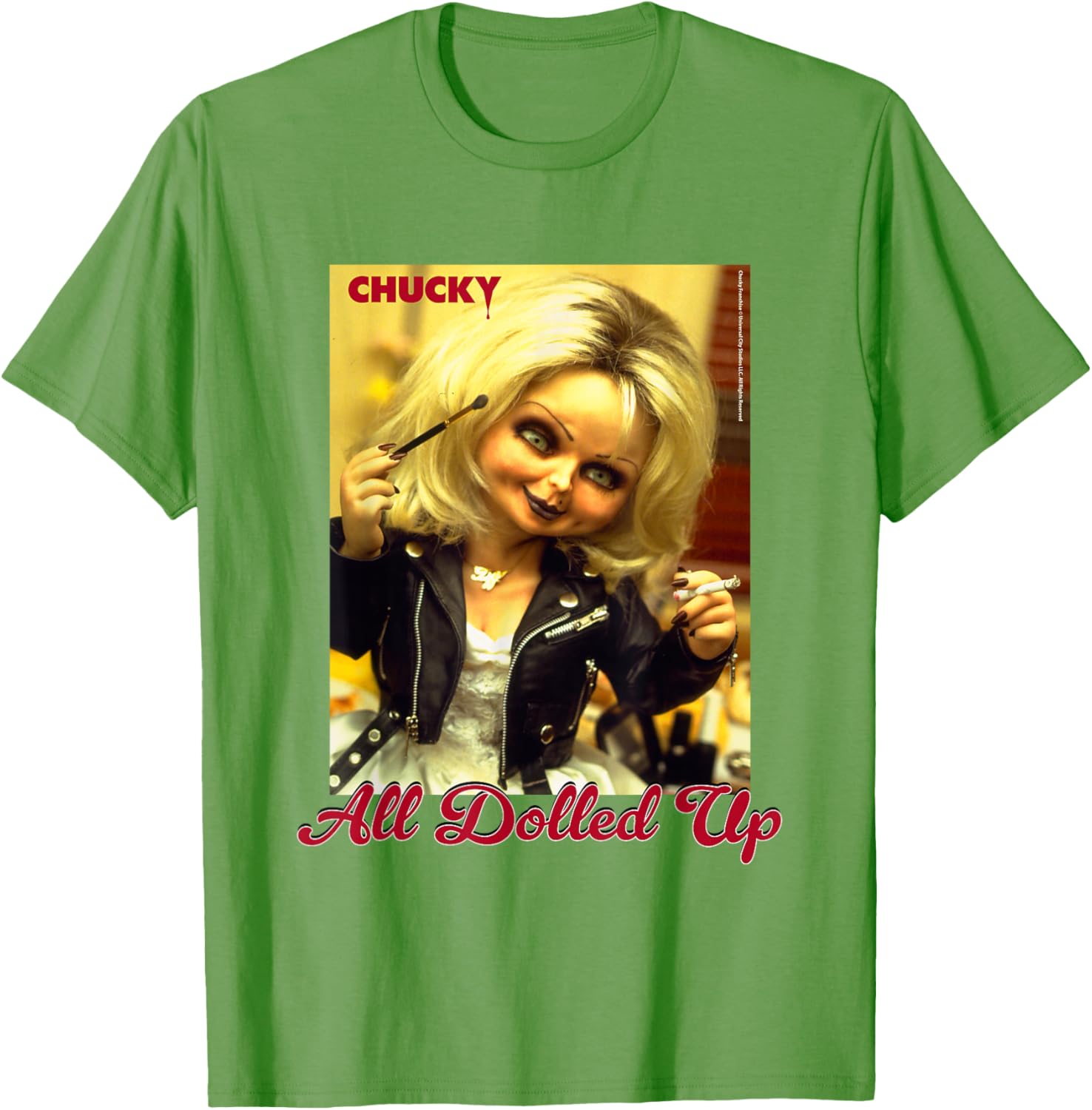 Chucky and Tiffany All Dolled Up T-Shirt for Horror Movie Fans - 15