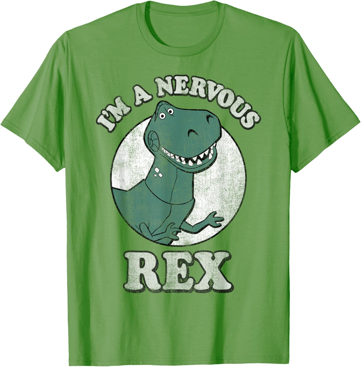 Disney Pixar Toy Story I'm A Nervous Rex Dinosaur Graphic T-Shirt - 6