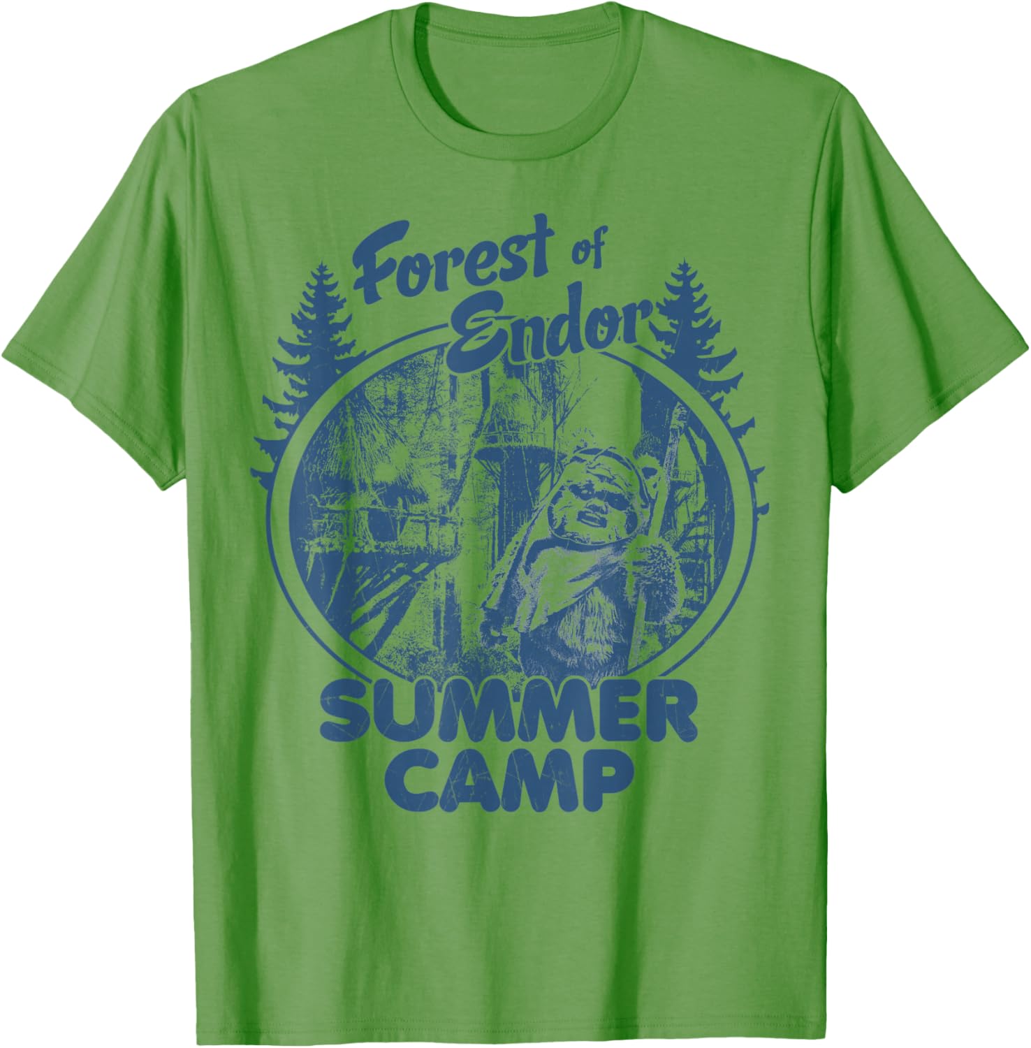 Star Wars Wicket Ewoks Endor Summer Camp T-Shirt for Disney Fans - 13