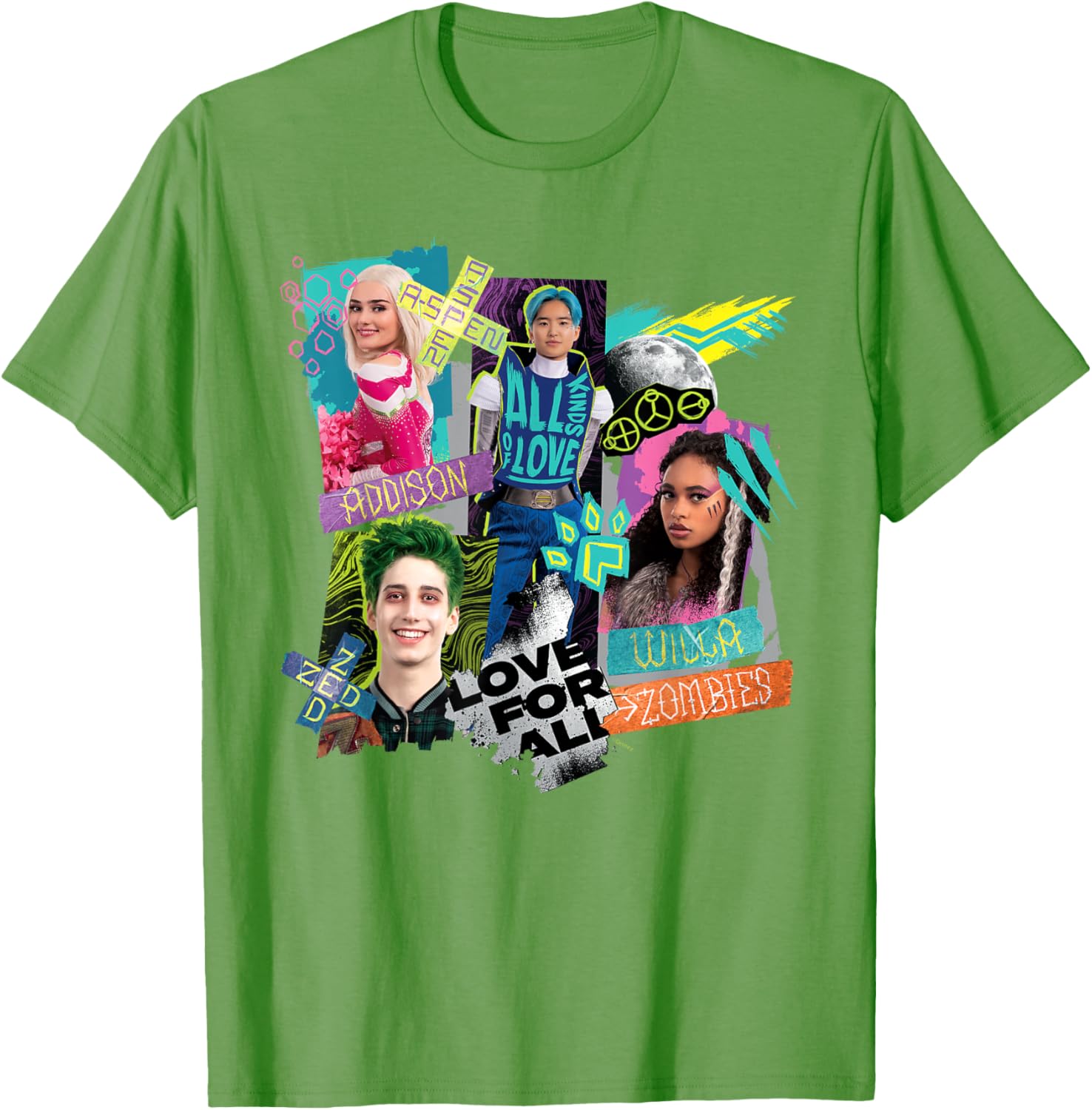 Disney Channel Zombies 3 Love for All T-Shirt for Kids and Teens - 17