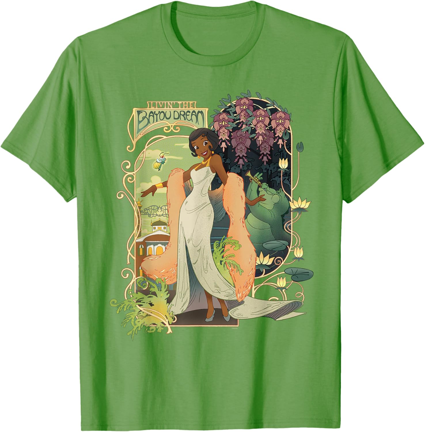 Disney Princess Tiana Livin' the Bayou Dream T-Shirt for Kids and Adults - 7