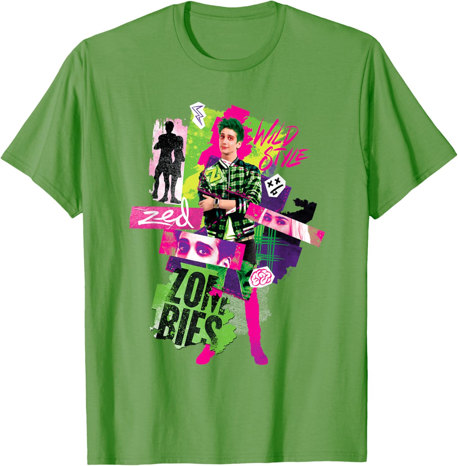 Disney Zombies 3 Zed Wild Style T-Shirt Perfect for Young Fans - 21