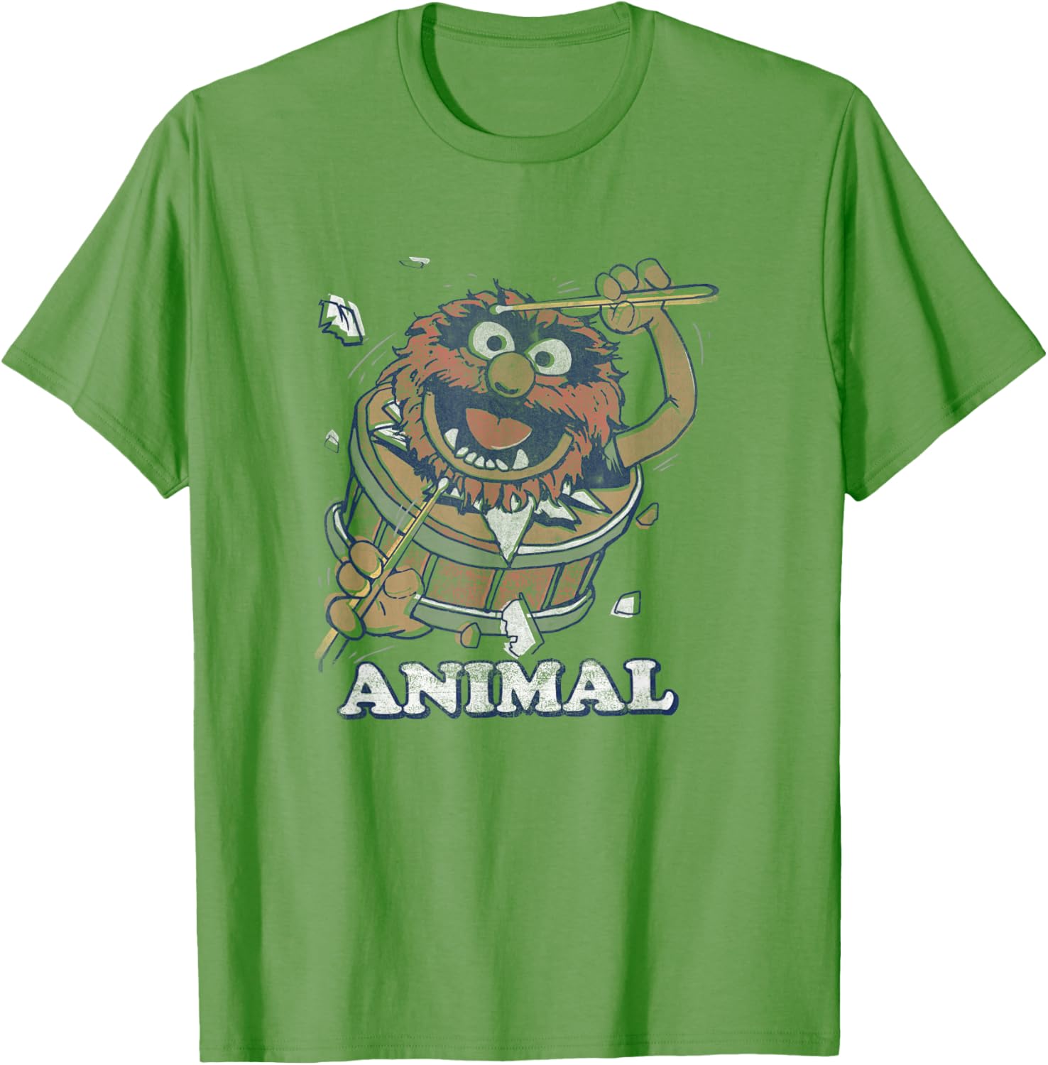 Vintage Disney Muppets Animal Drummer T-Shirt for Fans and Collectors - 7