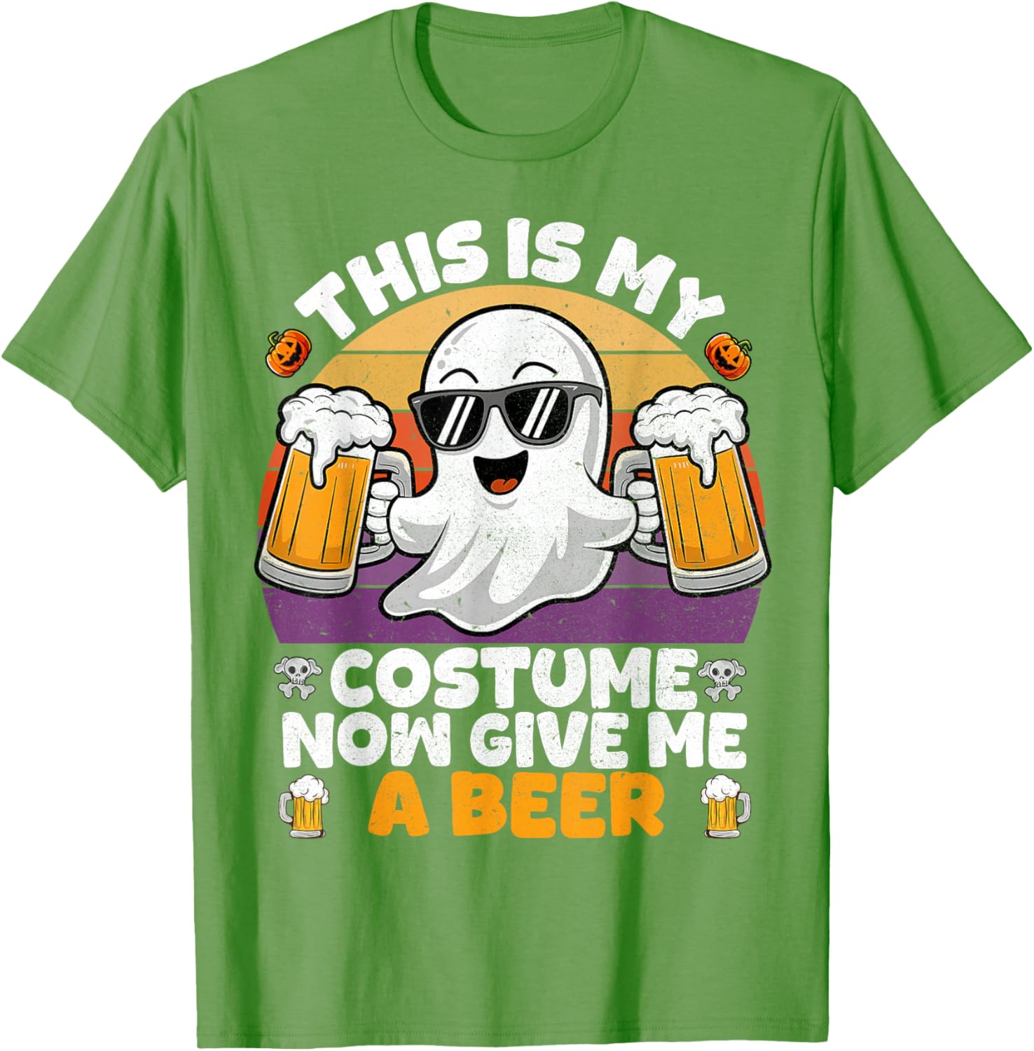 Funny Vintage Boo Halloween Costume T-Shirt for Men and Adults - 24