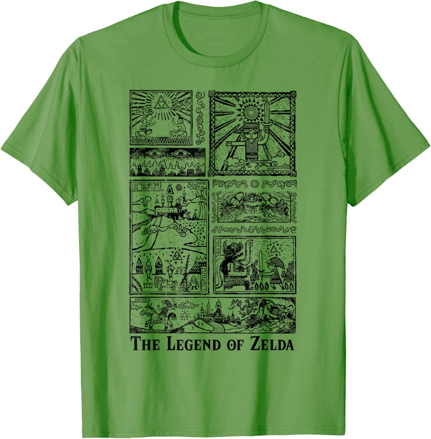 Nintendo Zelda Tonal Glyphs T-Shirt for Gamers and Fans of Adventure - 4
