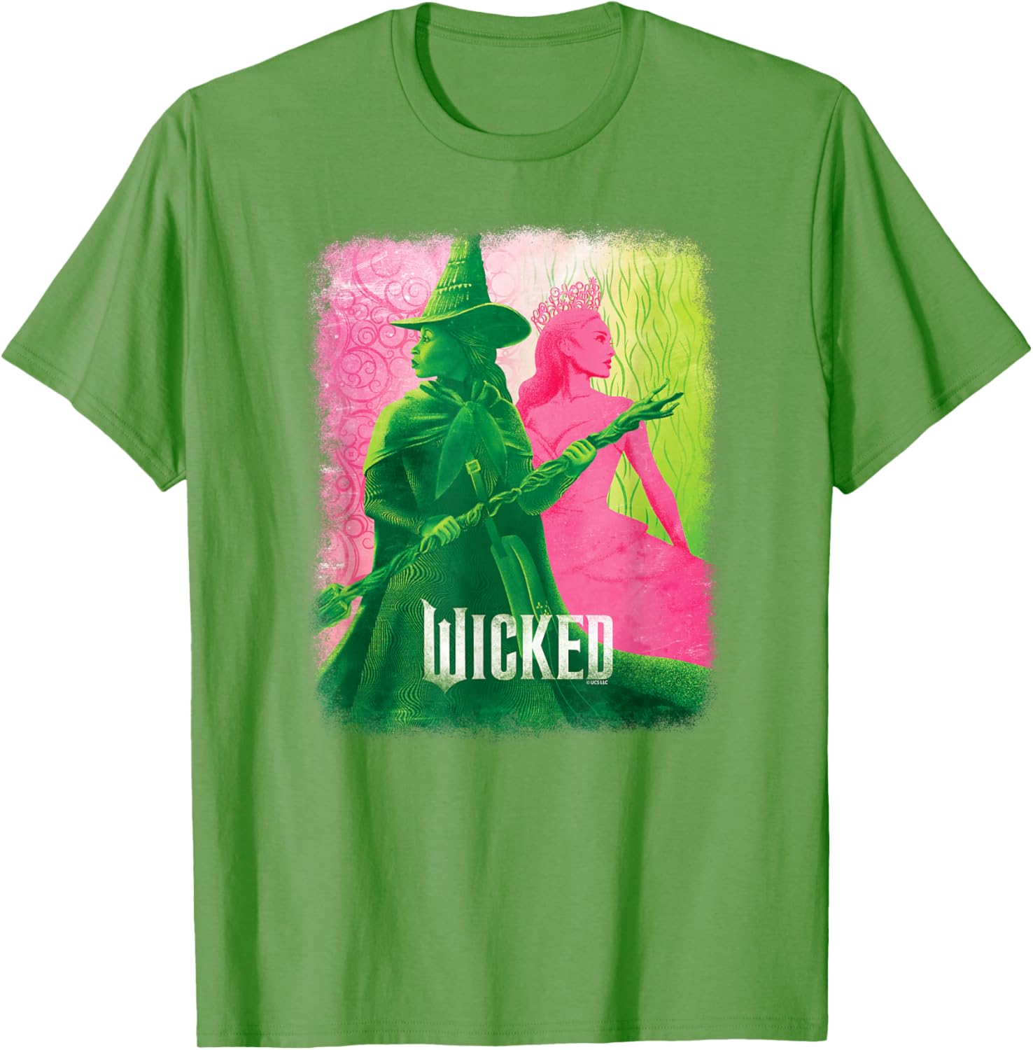 Wicked Unisex Kids Movie T-Shirt Black Small Short Sleeve Crew Neck - 1