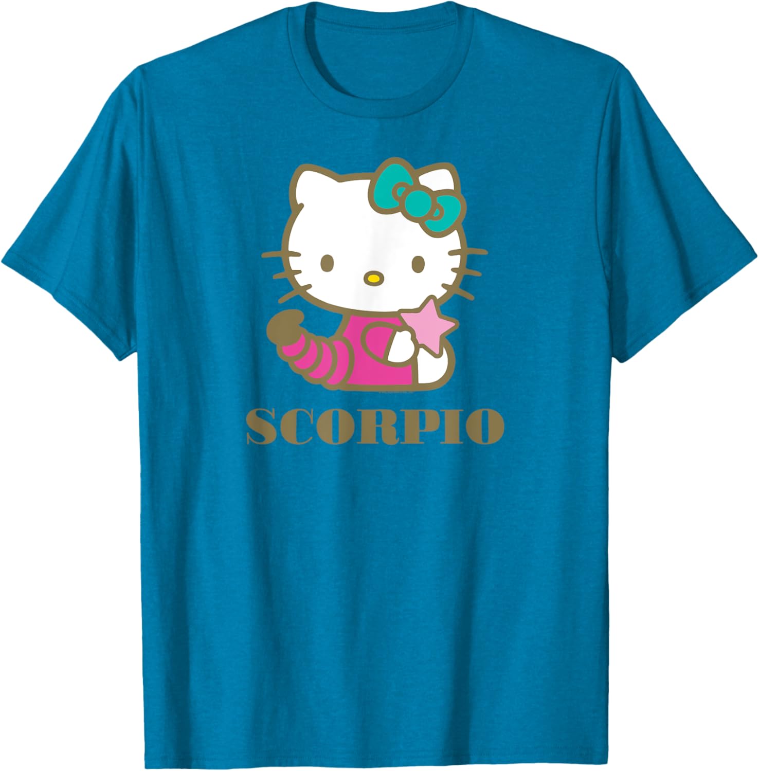 Hello Kitty Scorpio Zodiac T-Shirt for Trendy Fans of Cute Fashion - 9