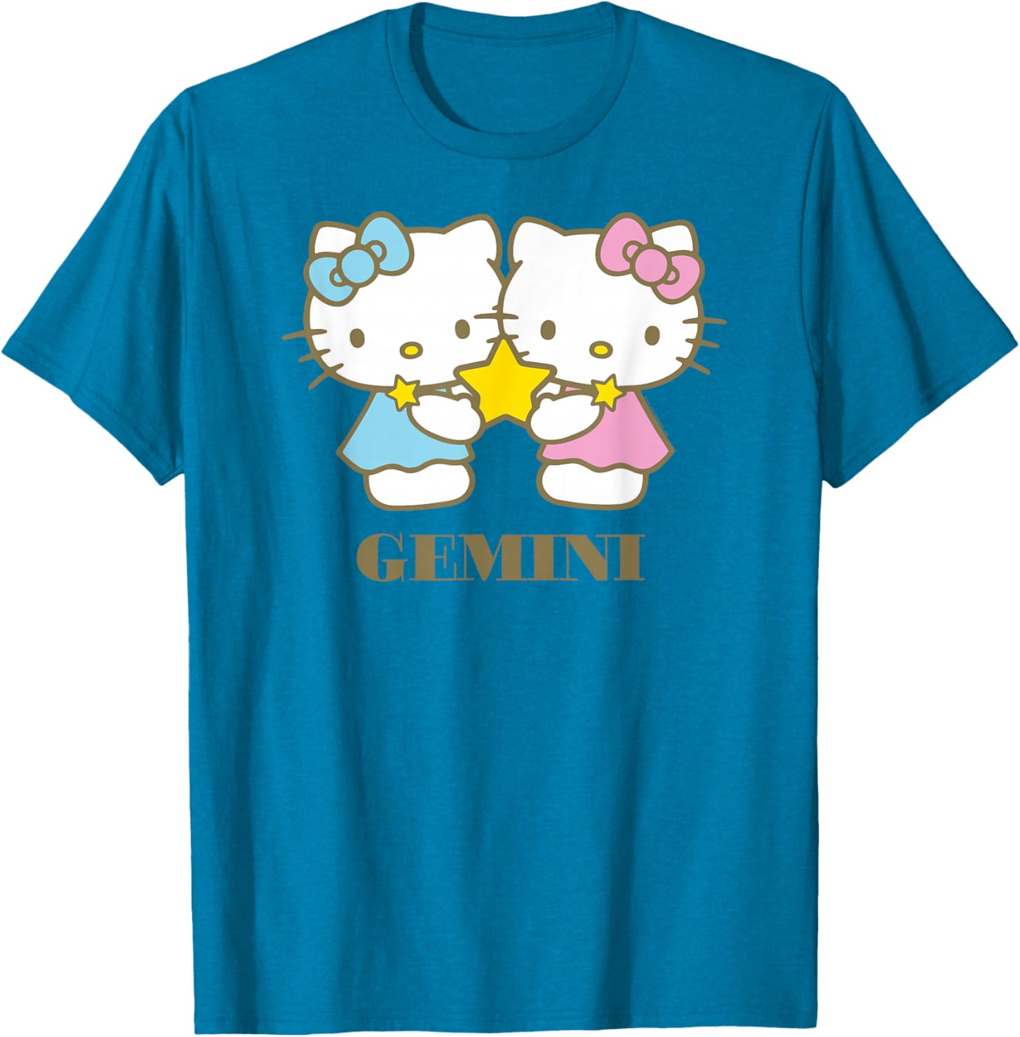 Hello Kitty Gemini T-Shirt for Zodiac Fans - Cute and Stylish Apparel - 20