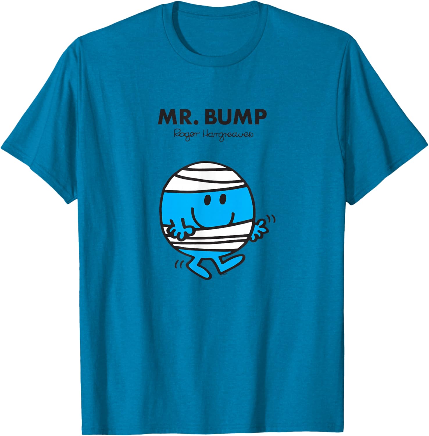 Mr. Men Mr. Bump T-Shirt for Kids - Fun and Colorful Cotton Tee - 10