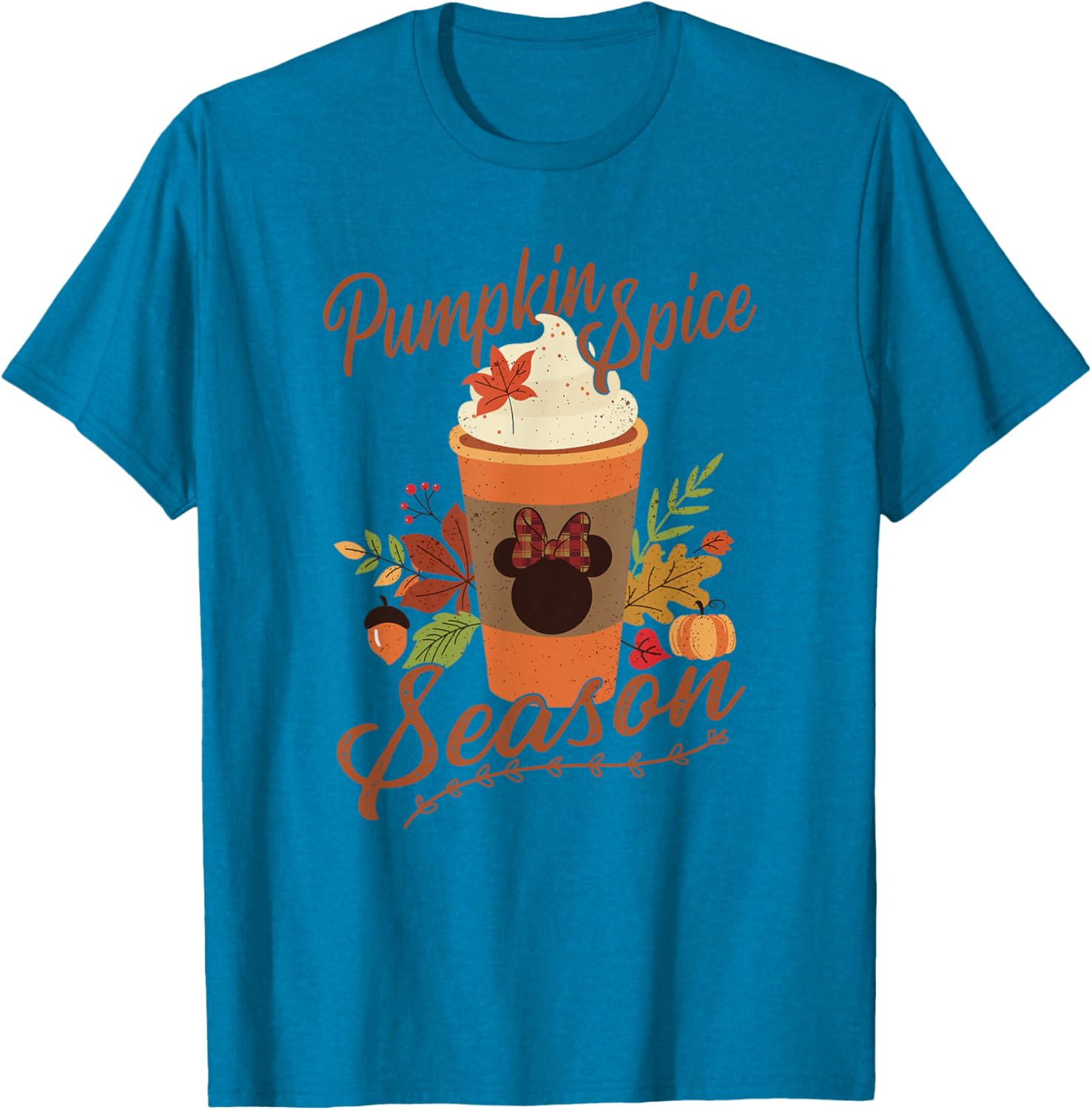 Disney Mickey And Friends Pumpkin Spice T-Shirt for Fall Fun - 5